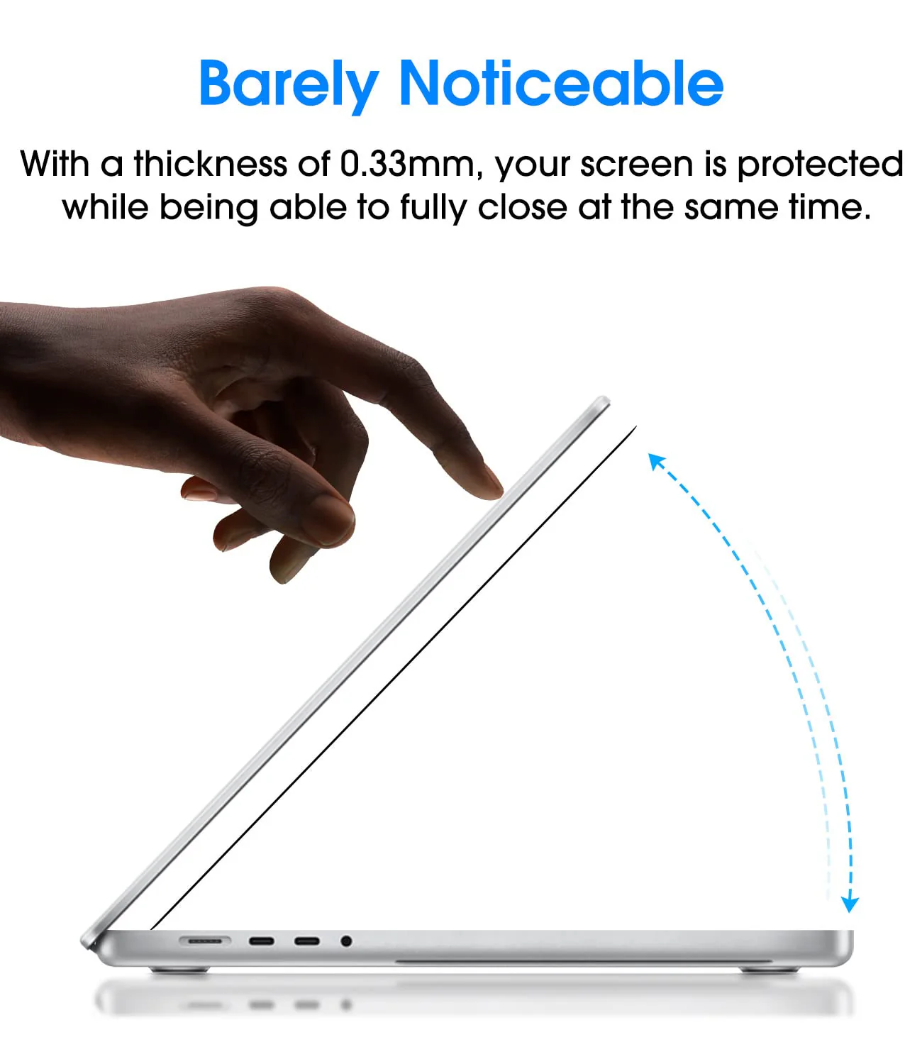 amFilm MacBook Pro 16.2 inch M3 Pro//M3 Max/M2 Pro/M2 Max/M1 Pro/M1 Max Chip Tempered Glass Screen Protector 2021-2023 Release, [9H Hardness][ Anti-Scratch][ Anti-fingerprint],1 Pack - Image 3