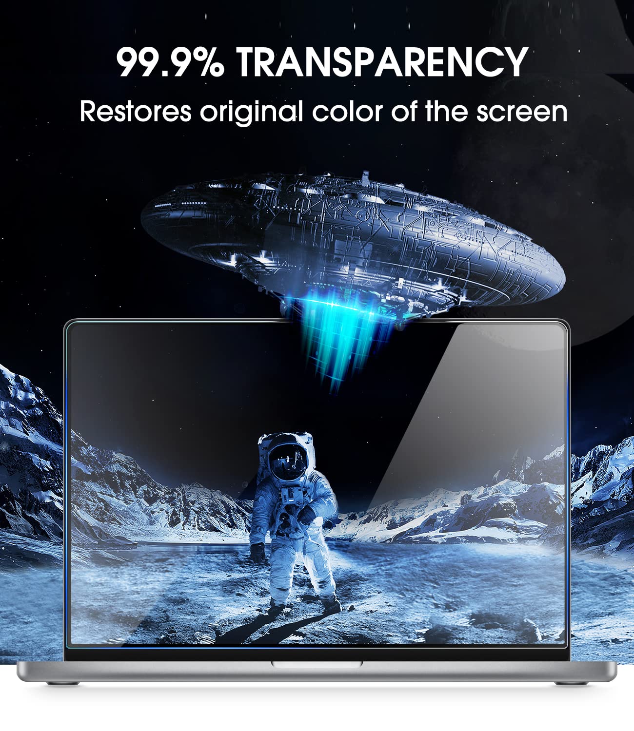 amFilm MacBook Pro 16.2 inch M3 Pro//M3 Max/M2 Pro/M2 Max/M1 Pro/M1 Max Chip Tempered Glass Screen Protector 2021-2023 Release, [9H Hardness][ Anti-Scratch][ Anti-fingerprint],1 Pack - Image 6