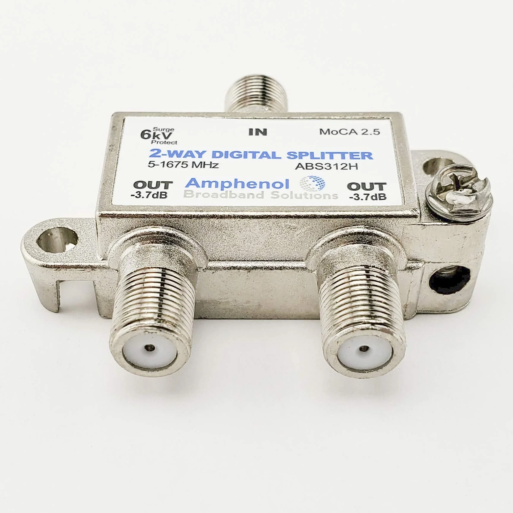 Amphenol 2-Way Digital Coaxial Splitter MoCA 2.5 ABS312H 2 Way - Image 3