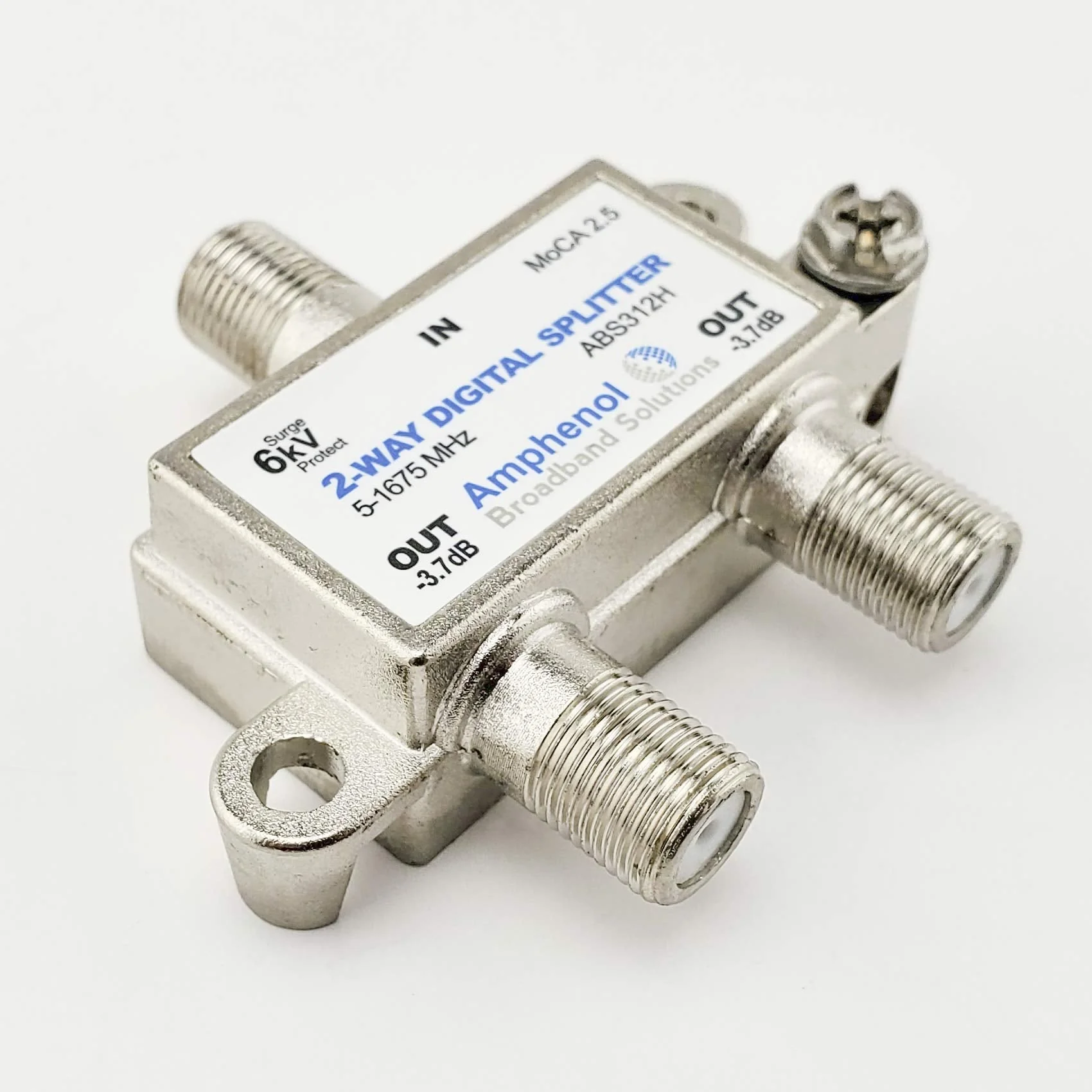 Amphenol 2-Way Digital Coaxial Splitter MoCA 2.5 ABS312H 2 Way - Image 4