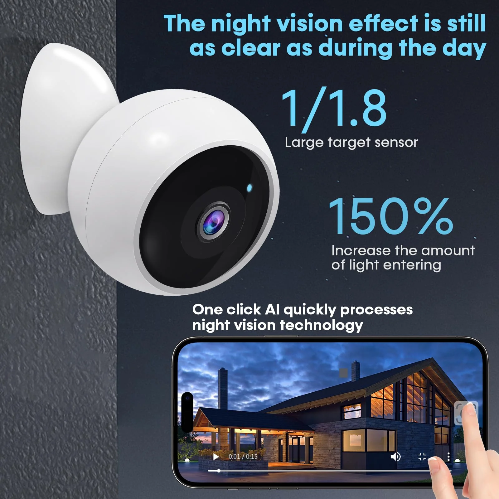 AMTIFO Security Cameras Wireless Outdoor Magnetic: Install-free Smart Indoor 2K WiFi - Long Battery Life Powered Cameras for Home Security with AI Motion Detection - Image 4
