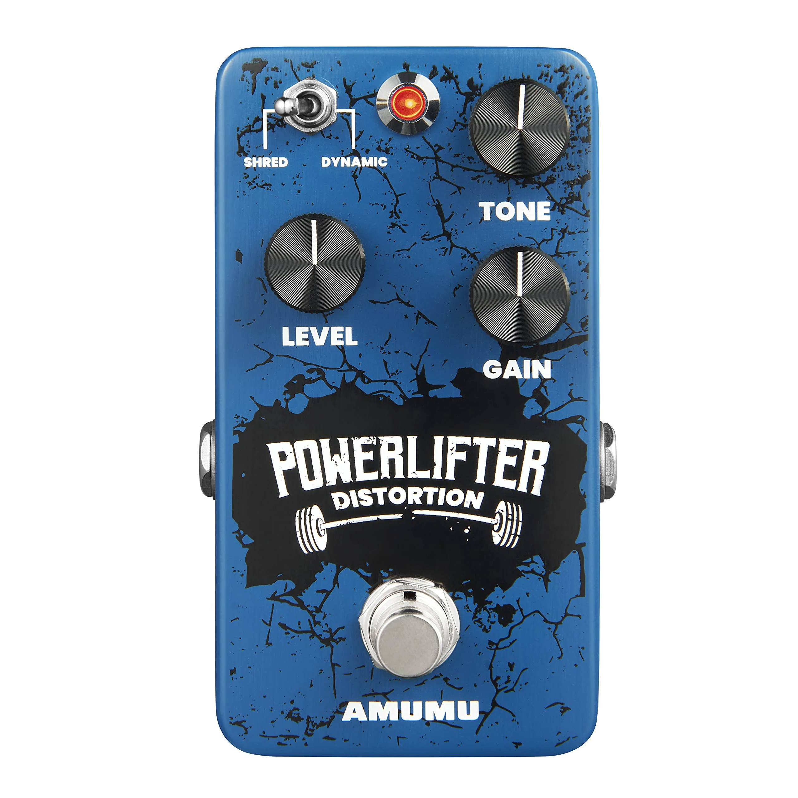 AMUMU POWER LIFTER Distortion Guitar Effects Pedal Handmade