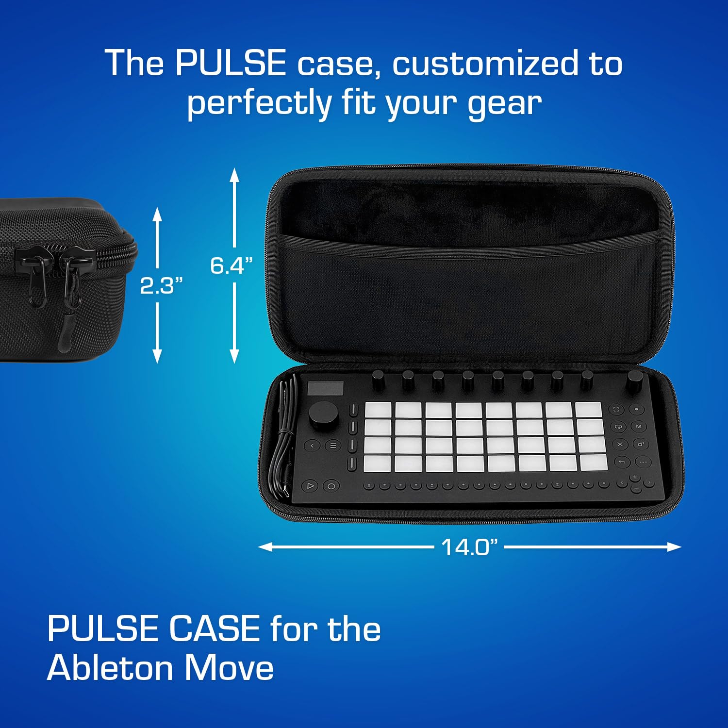 ANALOG CASES Ableton Move Case - Custom-Fitted Compact PULSE Hard Case for Travel - Image 5