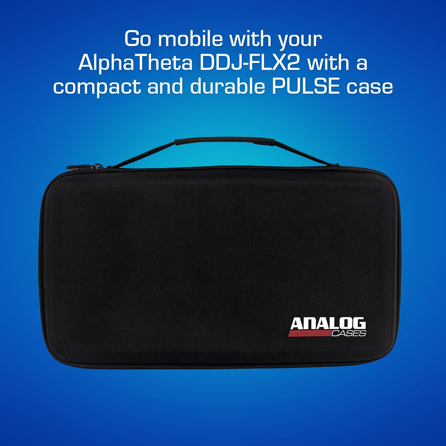 ANALOG CASES AlphaTheta DDJ-FLX2 Case - Custom-Fitted Compact PULSE Hard Case for Travel - Image 2