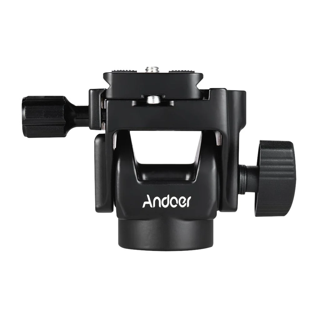 Andoer M-12 Monopod Tilt Head Panoramic Head Telephoto Bird Watching with Quick Release Plate - Image 5