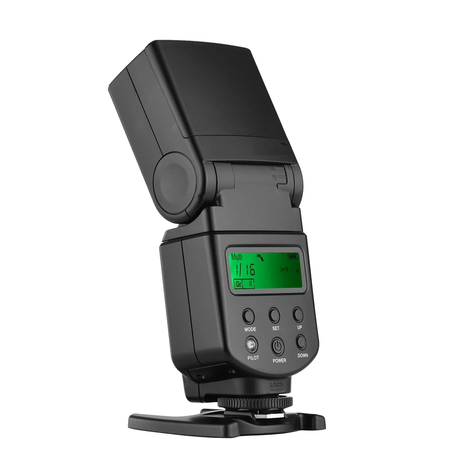 Andoer Universal Flash Speedlite GN40 Adjustable LED Fill Light On-camera Flash With Bracket Replacement for Canon Nikon Olympus Pentax DSLR Cameras - Image 3