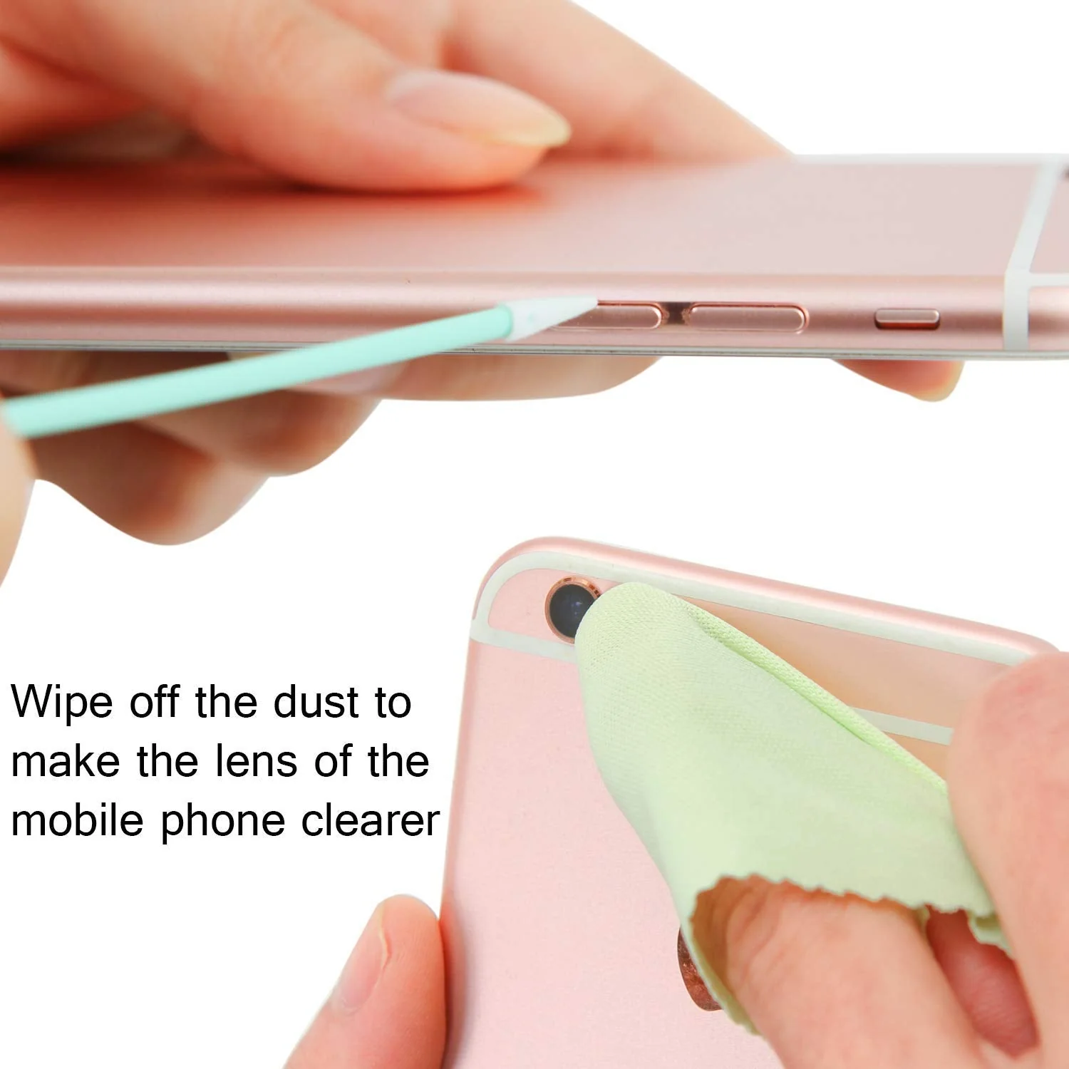 Aneco 60 Pieces Cell Phone Cleaning Kit Brush Set USB Charging Port Dust Port Covers Plug Set and Headphone Jack Cleaner Compatible with iPhone, iOS Android, Cell Phone, Electronics Cleaner - Image 4