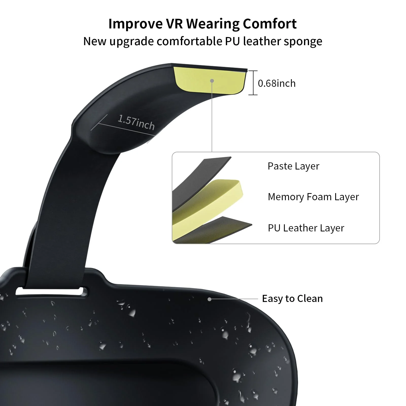 ANNAPRO Battery Head Strap Compatible with Meta Quest 3, Elite Strap with 6500mAh Battery for Oculus/Meta Quest 3 Accessories, Enhance Comfort and Extend Playtime White - Image 4