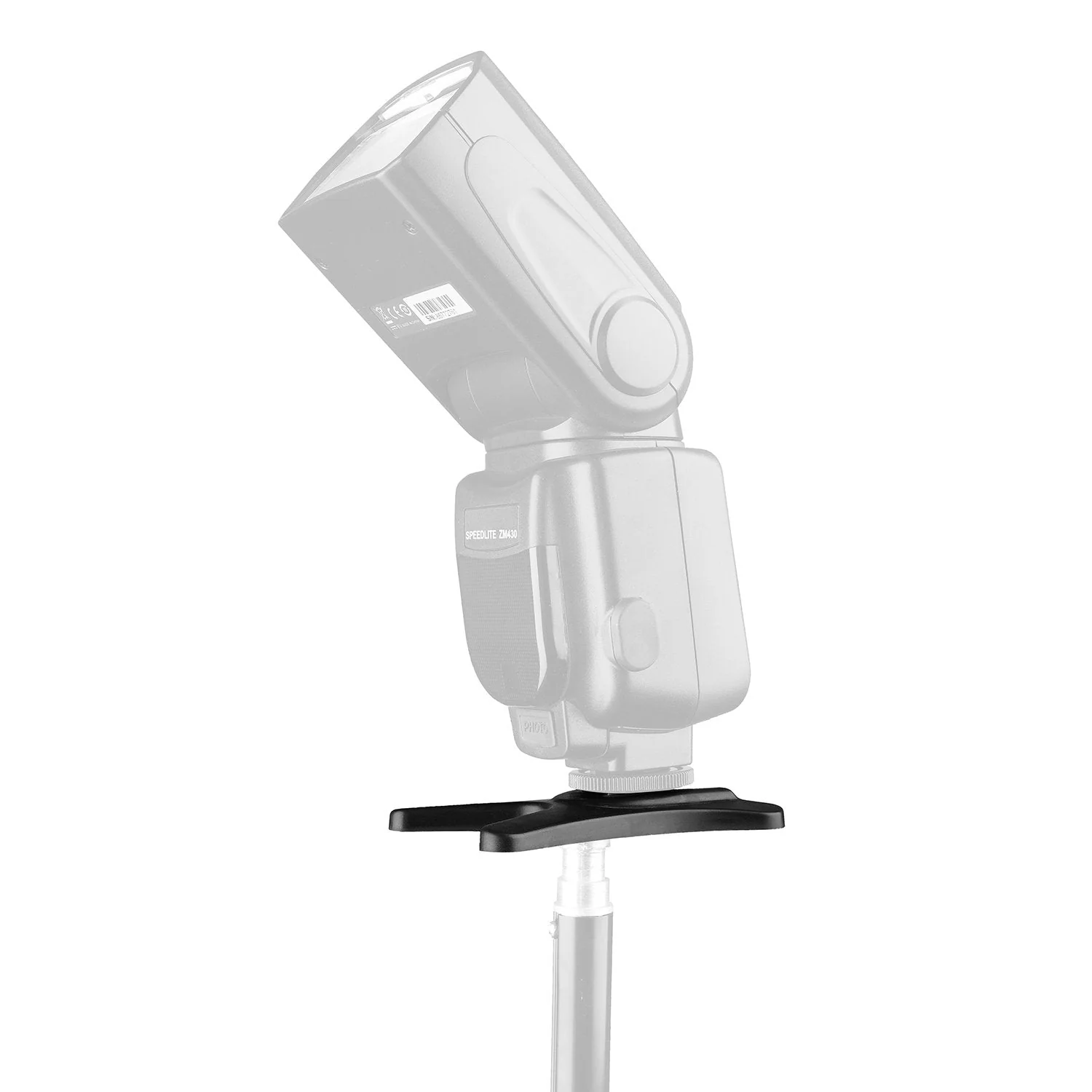 Anwenk Camera Flash Stand Flash Speedlight Hot Shoe Mount Stand with 1/4" Metal Tripod Thread for Flash Speedlight Speedlite (Hot Shoe Flash Stand) - Image 3