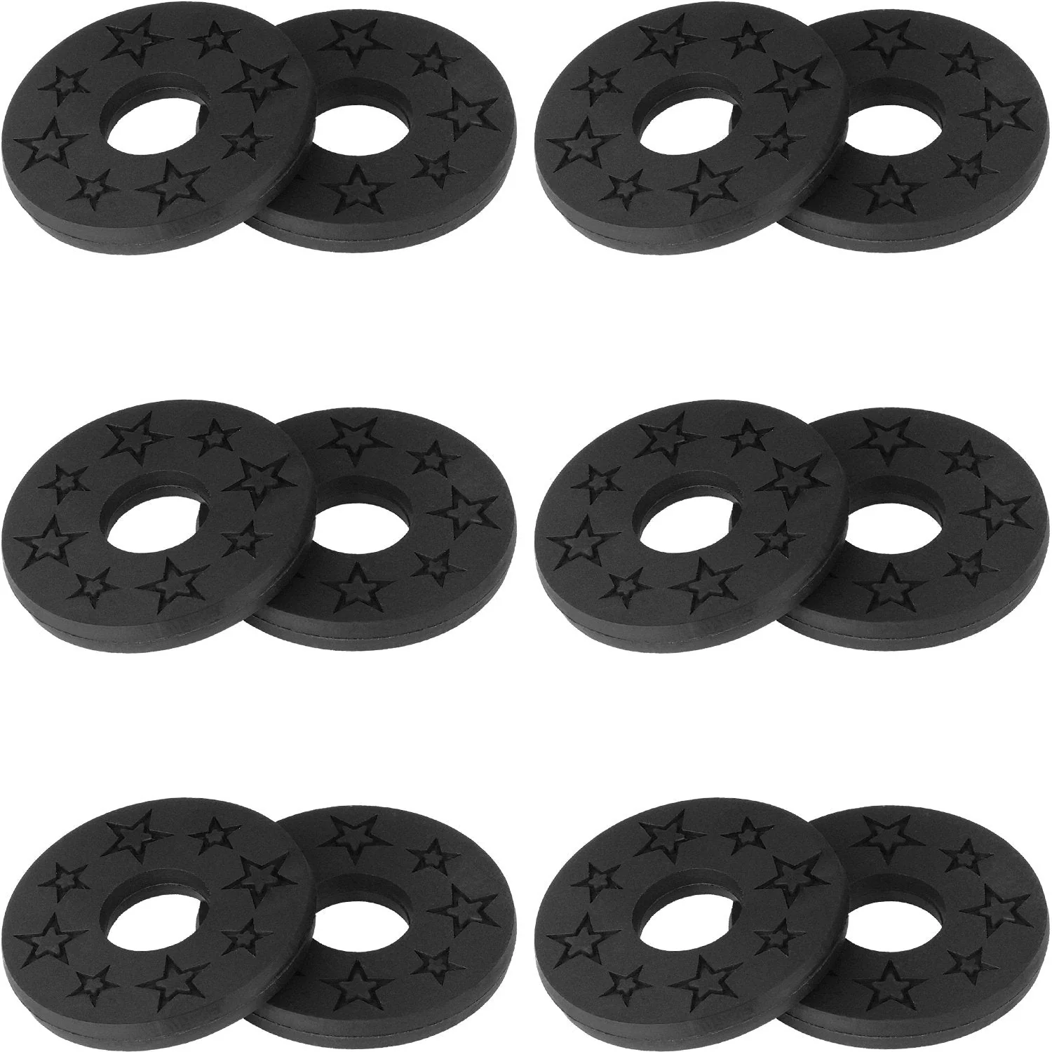 Anwenk Guitar Strap Locks Premium Strap Blocks Guitar Protector Black, 6Pair - Image 2
