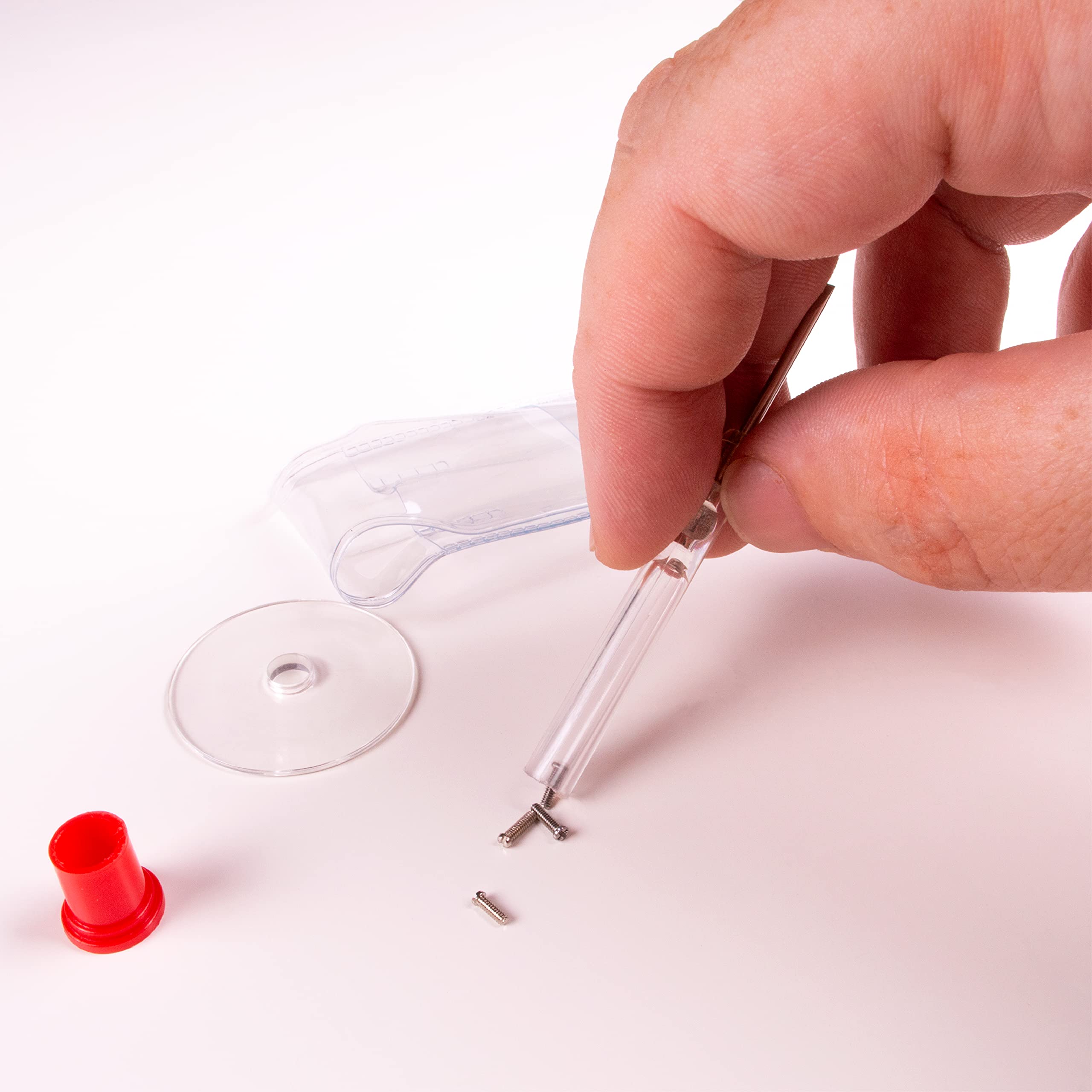 Apex Glasses Repair Kit - Eyeglass Repair Kit with Small Screwdriver ,Eyeglass Screws, Magnifying Glass, Screw Guide, & Storage Pouch - Universal Eyeglass Repair Kit for Reading Glasses, & Sunglasses - Image 9