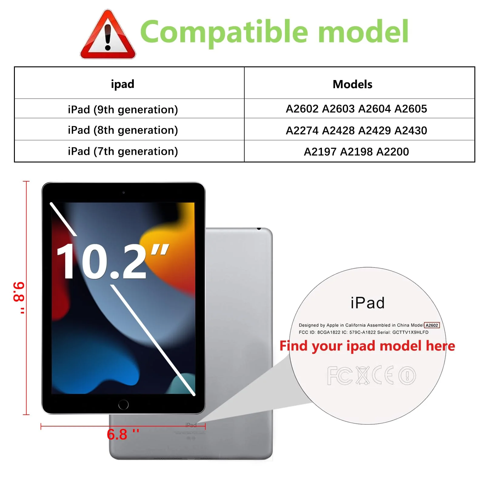 apiker 2 Pack Screen Protector for iPad 9th 8th 7th Generation 10.2 Inch, Tempered Glass Film for iPad 9 8 7 (2021/2020/2019), Case Friendly & Apple Pencil Compatible - Image 2