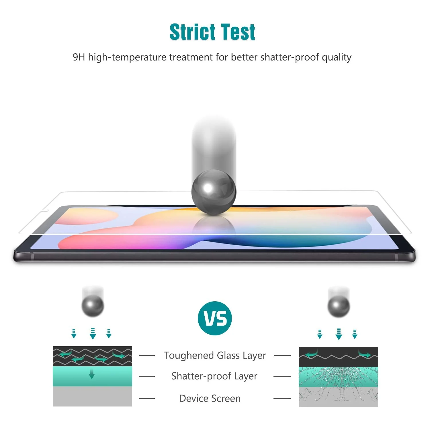 apiker 2 Pack Screen Protector for Samsung Galaxy Tab S6 Lite 10.4 inch (2024/2022/2020) with Alignment Frame, HD Tempered Glass for Samsung Tablet S6 lite - Image 8