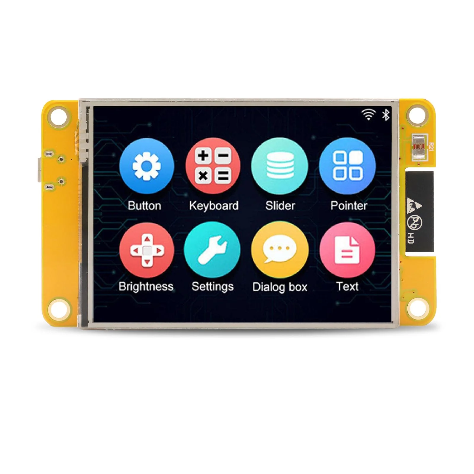 APKLVSR ESP Display, ESP Development Board WiFi Bluetooth 2.8 Inch 240 x 320 ESP Display TFT Module Touchscreen Compatible with Arduino/LVGL