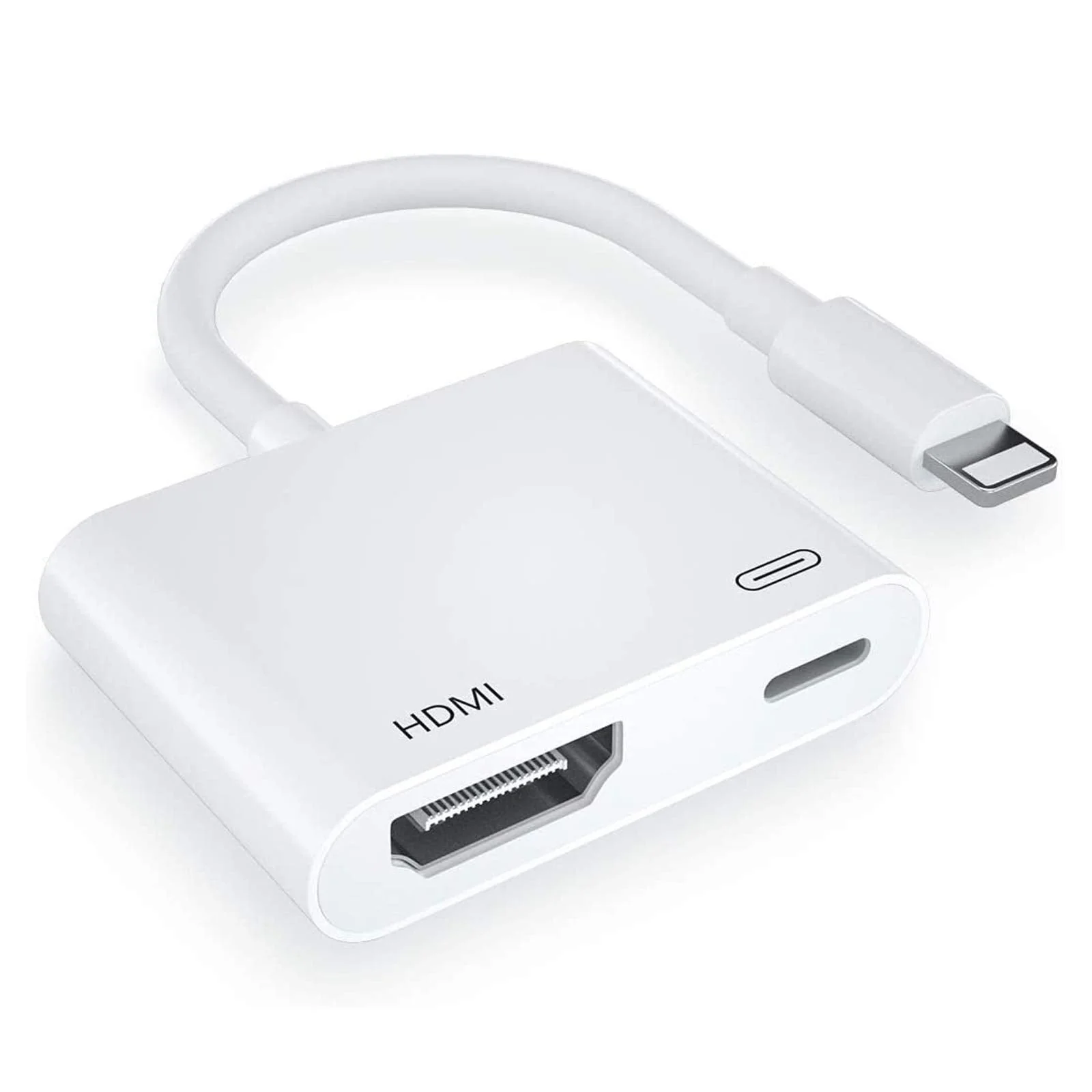 [Apple MFi Certified] Lightning to HDMI Digital AV Adapter,1080P Video & Audio Sync Screen Converter AV Adapter with Charging Port for iPhone HDMI Converter to HD TV/Projector/Monitor Support All iOS