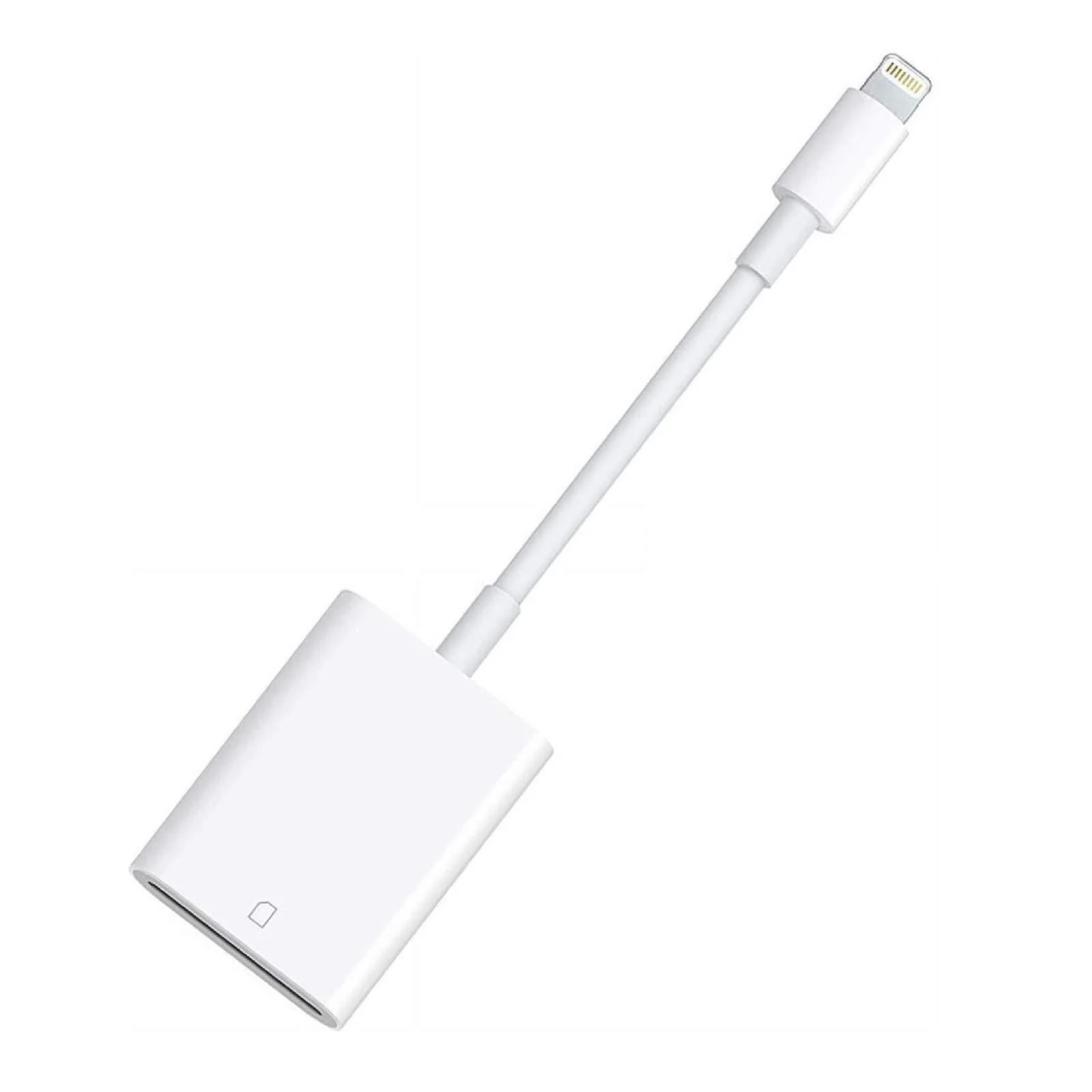 Apple MFi Certified Lightning to SD Card Camera Reader for iPhone iPad, Veetone SD Card Reader Memory Card Reader Trail Camera Viewer SD Card Adapter for iPhone 12/11/XS/XR/X/8/7/iPad, Plug and Play One Slot