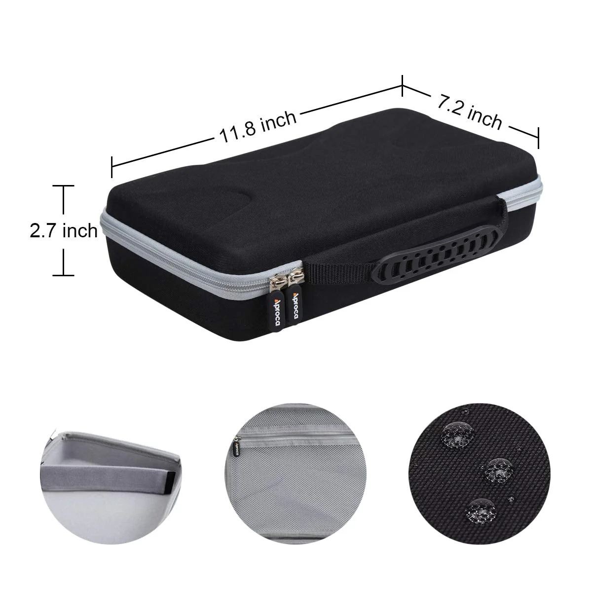 Aproca Hard Travel Storage Case, for WONNIE 9.5" / YOTON 9.5" Portable DVD Player - Image 6