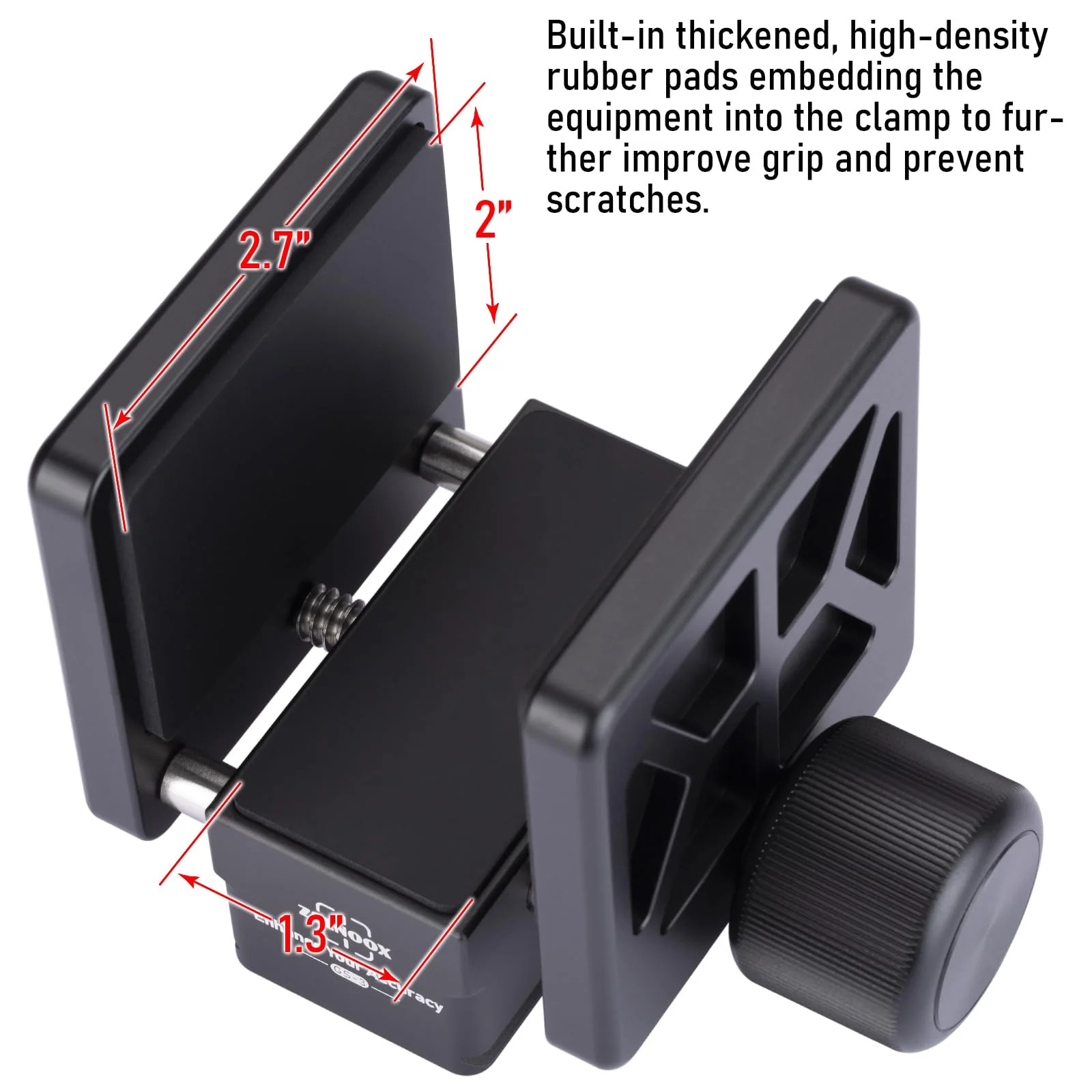 Arca Swiss Saddle Tripod Mount, Hunting Tripod Clamp with Arca Quick Release Dovetail,Shooting Tripod Rest, Enhanced Accuracy Ball Head & Adapter for Hunting and Shooting - Image 5
