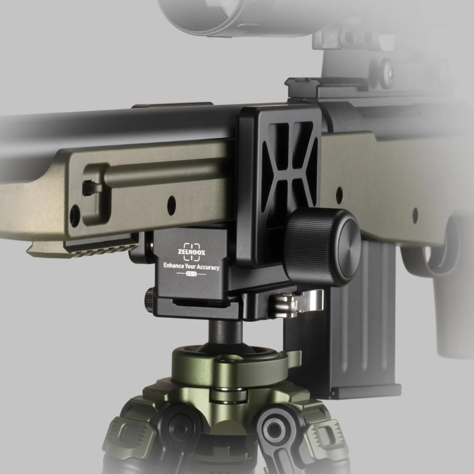Arca Swiss Saddle Tripod Mount, Hunting Tripod Clamp with Arca Quick Release Dovetail,Shooting Tripod Rest, Enhanced Accuracy Ball Head & Adapter for Hunting and Shooting - Image 7