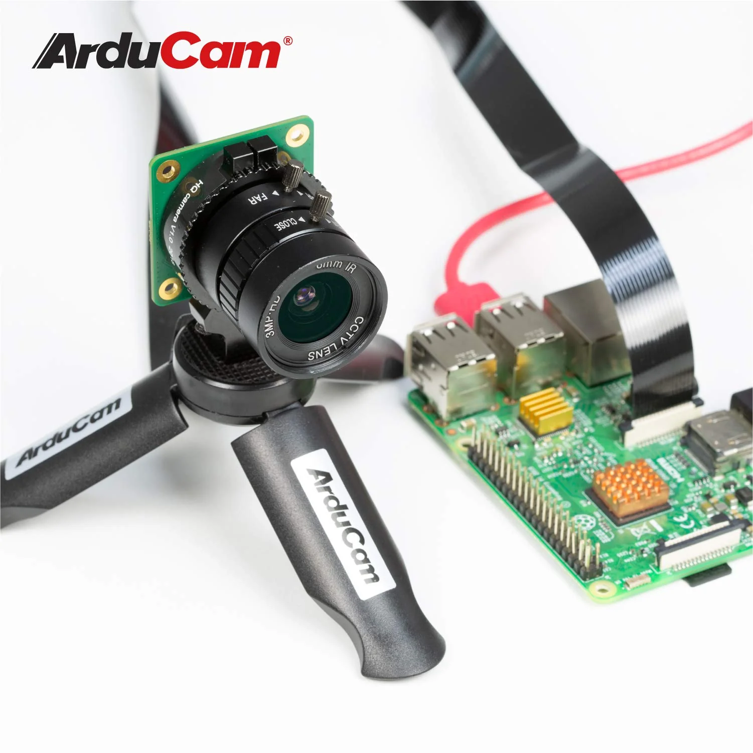 Arducam Lens for Raspberry Pi HQ Camera, Wide Angle CS-Mount Lens, 6mm Focal Length with Manual Focus and Adjustable Aperture - Image 5