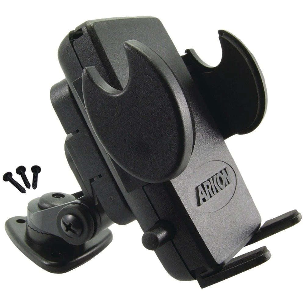 ARKON Mounts - Adhesive Truck & Car Phone Holder | Secure Grip | Versatile Compatibility | Easy Installation | Phone Holder For Car | For iPhone, Samsung, Google, Huawei, Nokia, other Smartphones Mount SM428 Black Standard Packaging