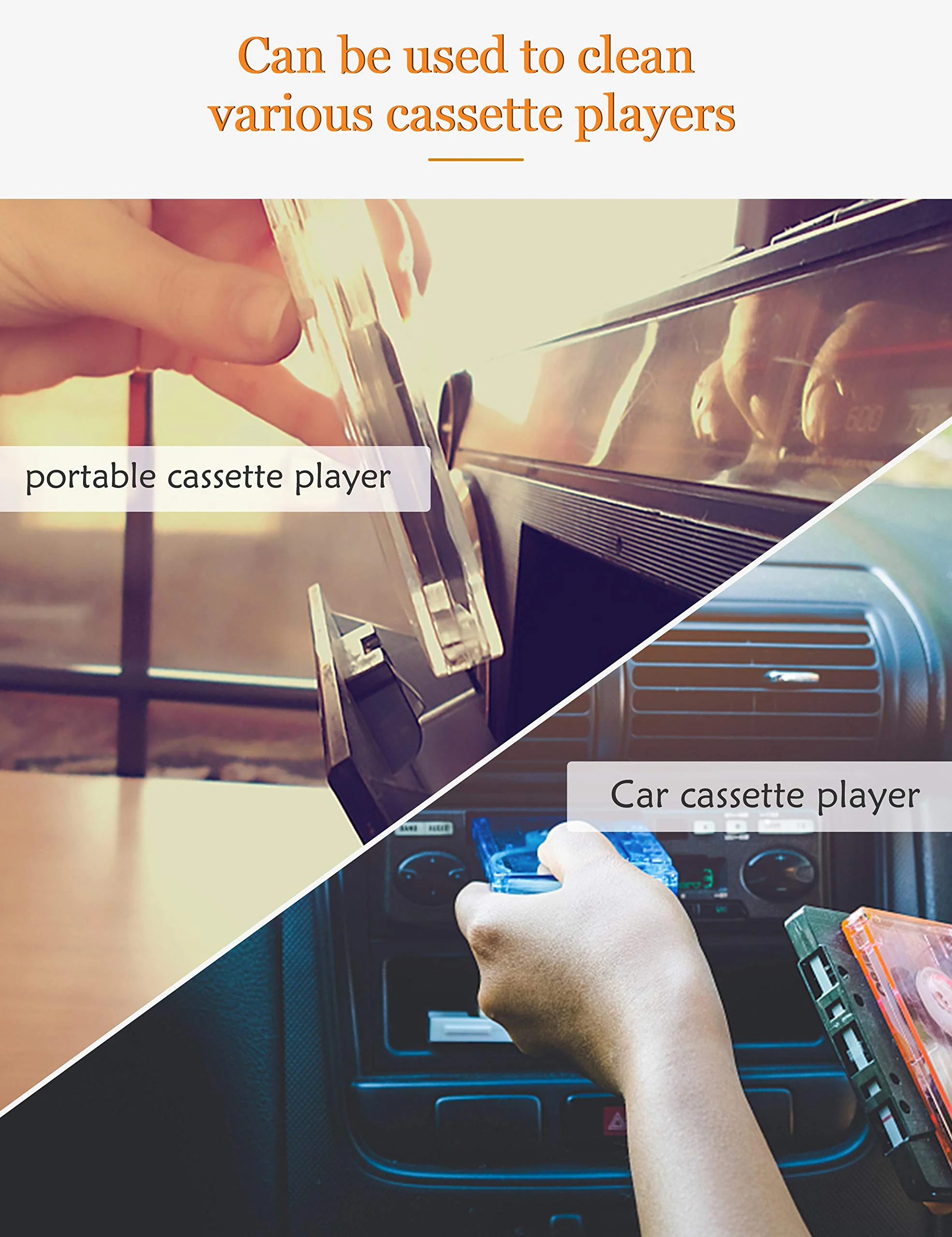 Arsvita Audio Tape/Cassette Head Cleaner with 3 Cleaner Solutions - Image 4