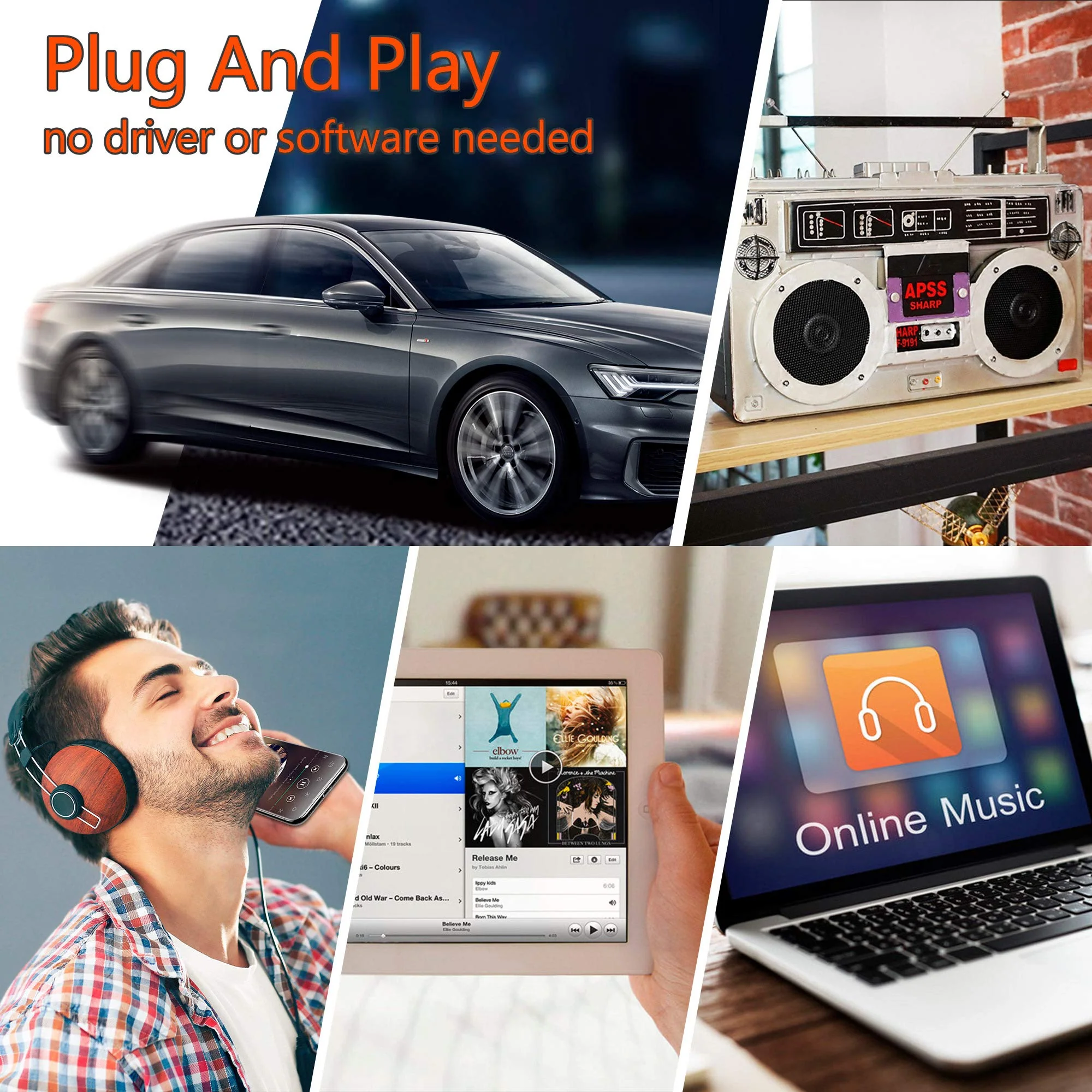 Arsvita Car Audio Bluetooth Wireless Cassette Receiver, Tape Player Bluetooth 5.0 Cassette Aux Adapter, Black - Image 7