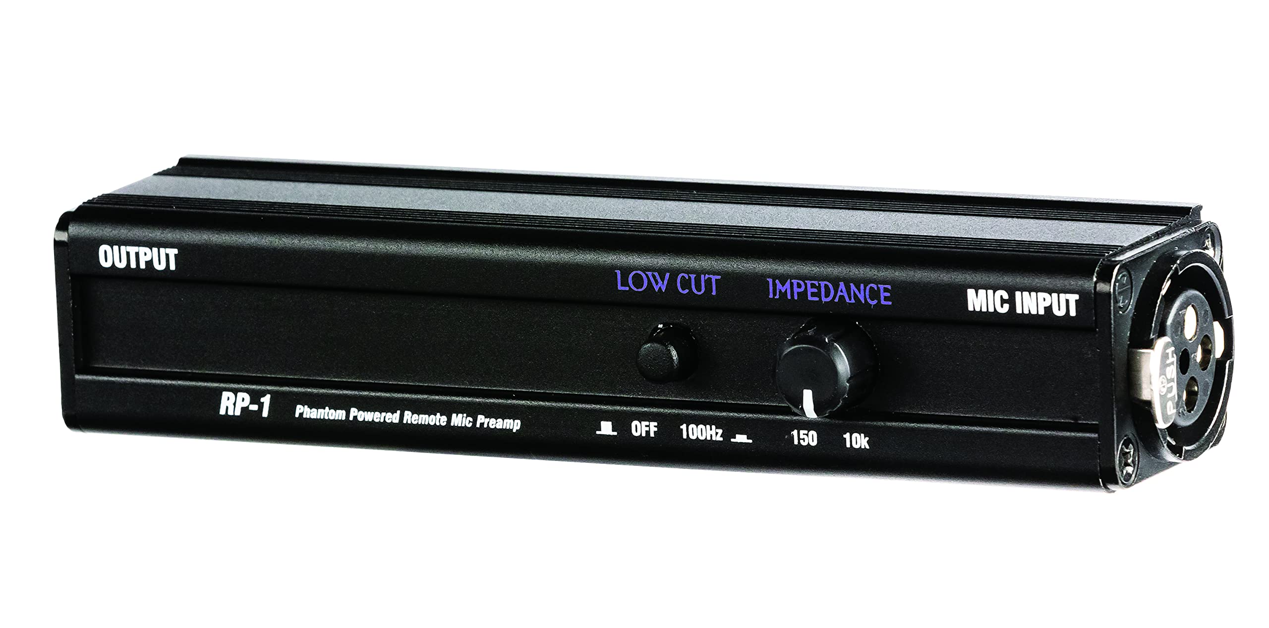 ART RP-1 Single Channel Phantom Powered Microphone Preamp, Black (RP1)