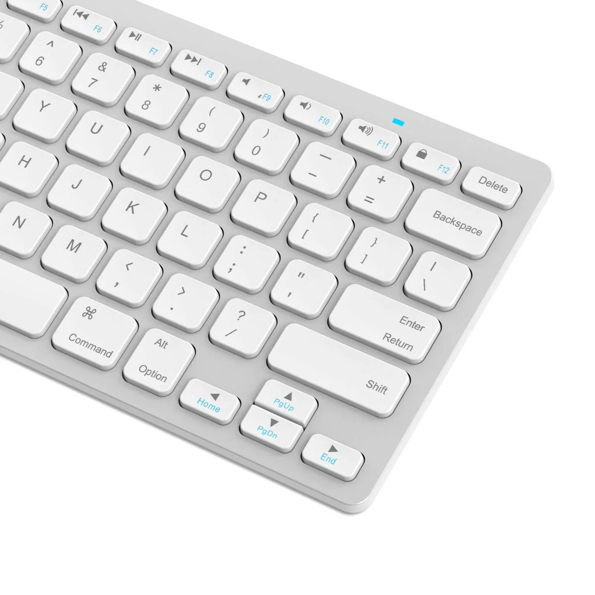Arteck Ultra-Slim Bluetooth Keyboard Compatible with iPad 10.2-inch/iPad Air/iPad 9.7-inch/iPad Pro/iPad Mini, iPhone and Other Bluetooth Enabled Devices Including iOS, Android, Windows Silver - Image 4