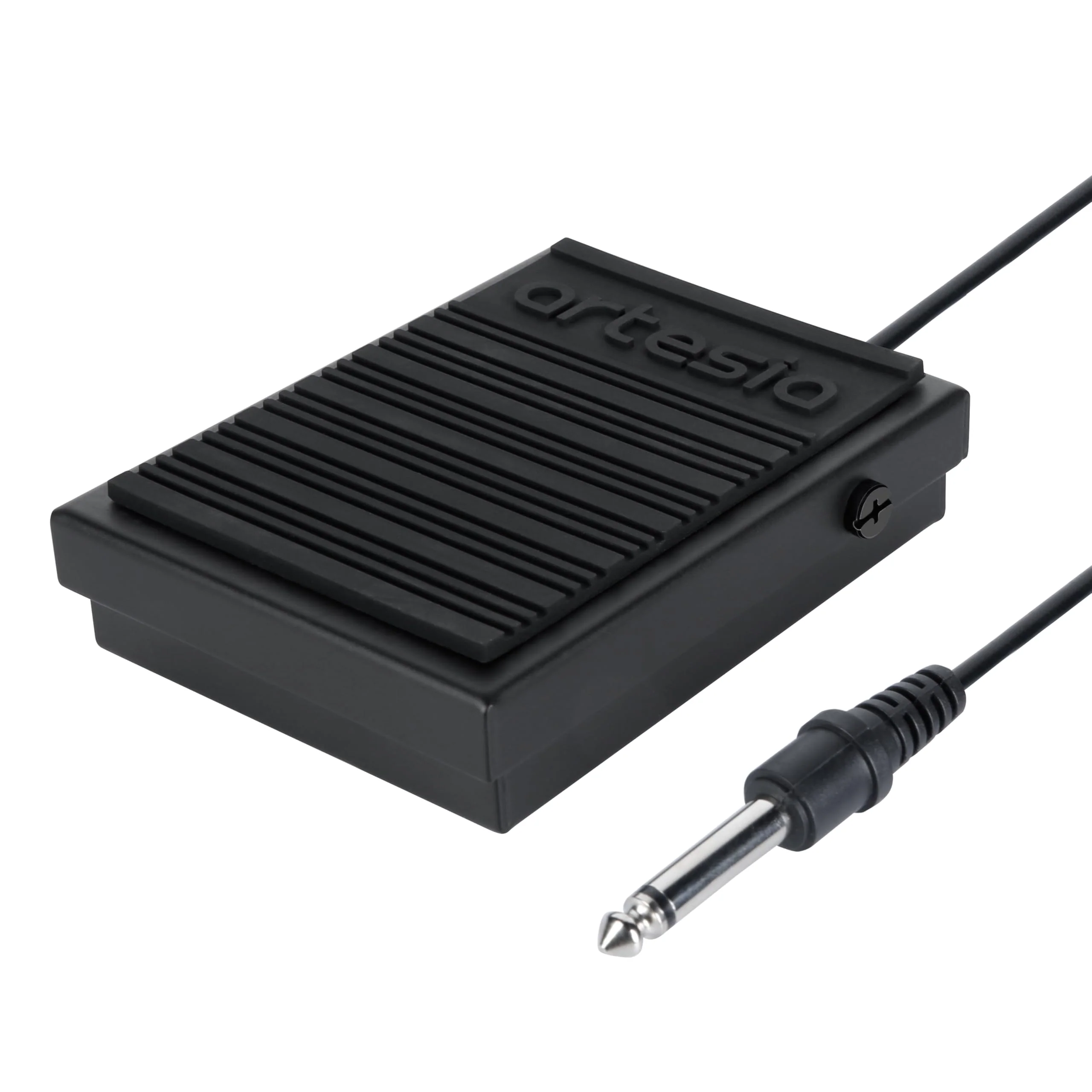 Artesia ASP-1 Universal Sustain Pedal with 6 ft (1.8 m) Cable, Polarity Switch, and Non-Slip Bottom, Universal Piano Pedal for Digital Pianos, Piano Keyboards, MIDI Keyboards, and Synthesizers