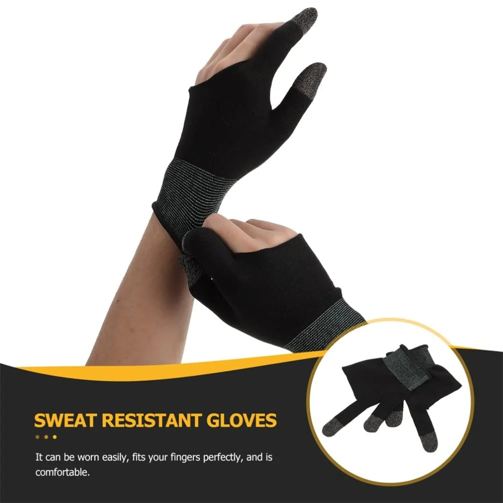 ARTIBETTER 1 Pair Gaming Gloves for Sweaty Hands Gamer Gloves for Cold Hands Mobile Phone Gaming Gloves Sweat Resistant Finger Covers - Image 5