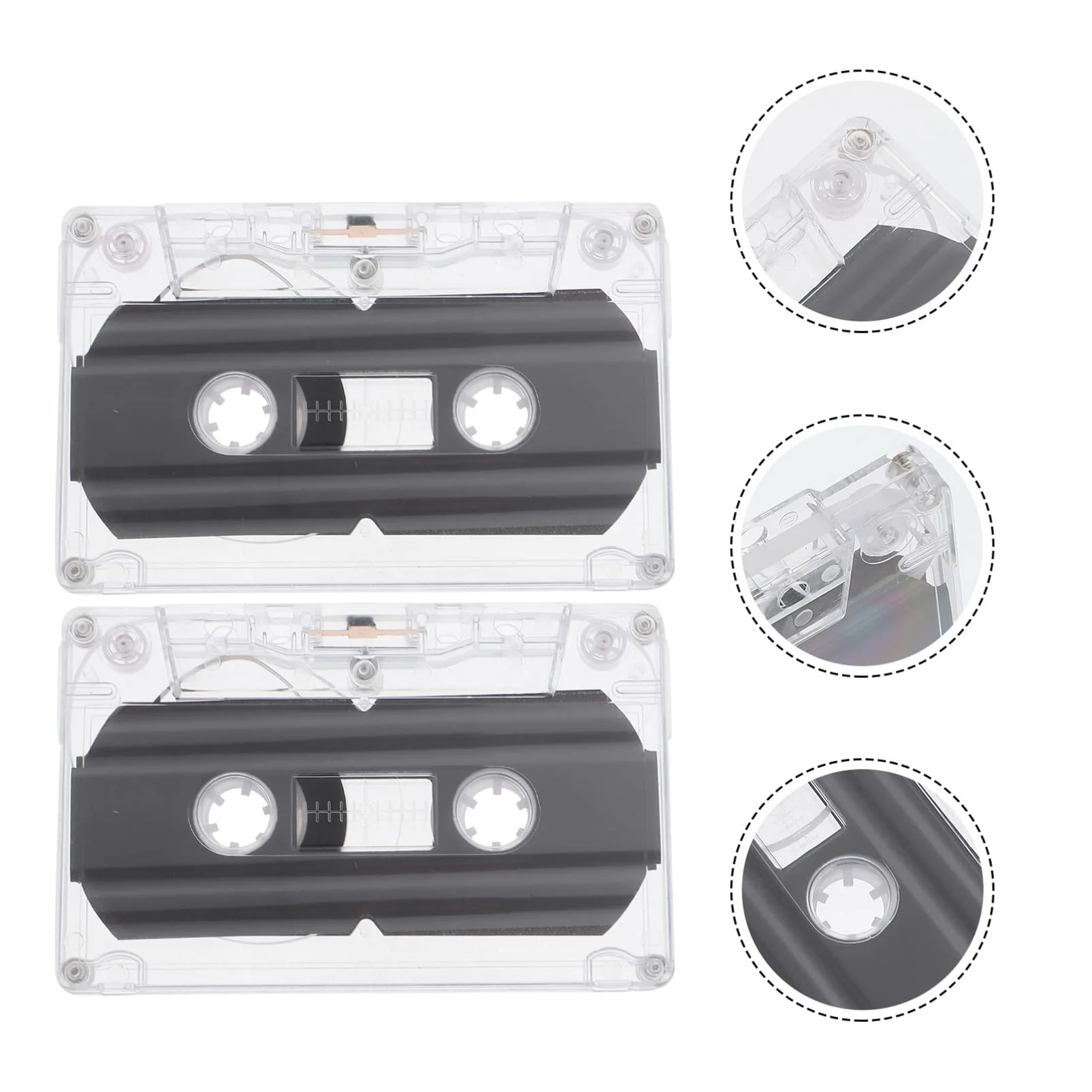 ARTIBETTER 2pcs Audio Cassette Tapes Dictating Blank Microcassette Tapes 30 Min Recording Time Per Tape Replacement Cassette Tapes - Image 6