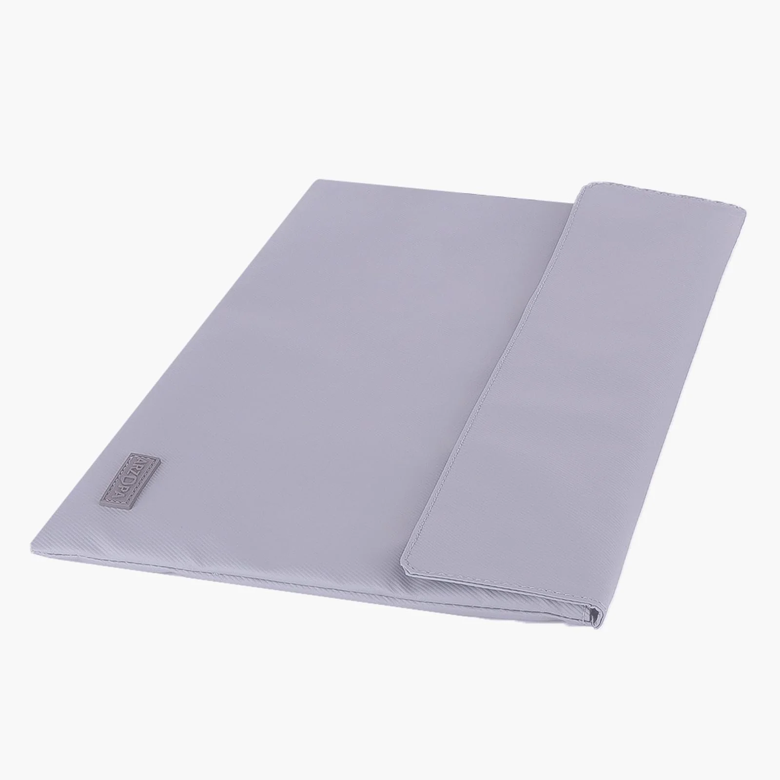 ARZOPA 16.1" Portable Monitor Sleeve Bag, PU Leather Case for Travel Monitor Laptop, Grey - Image 5