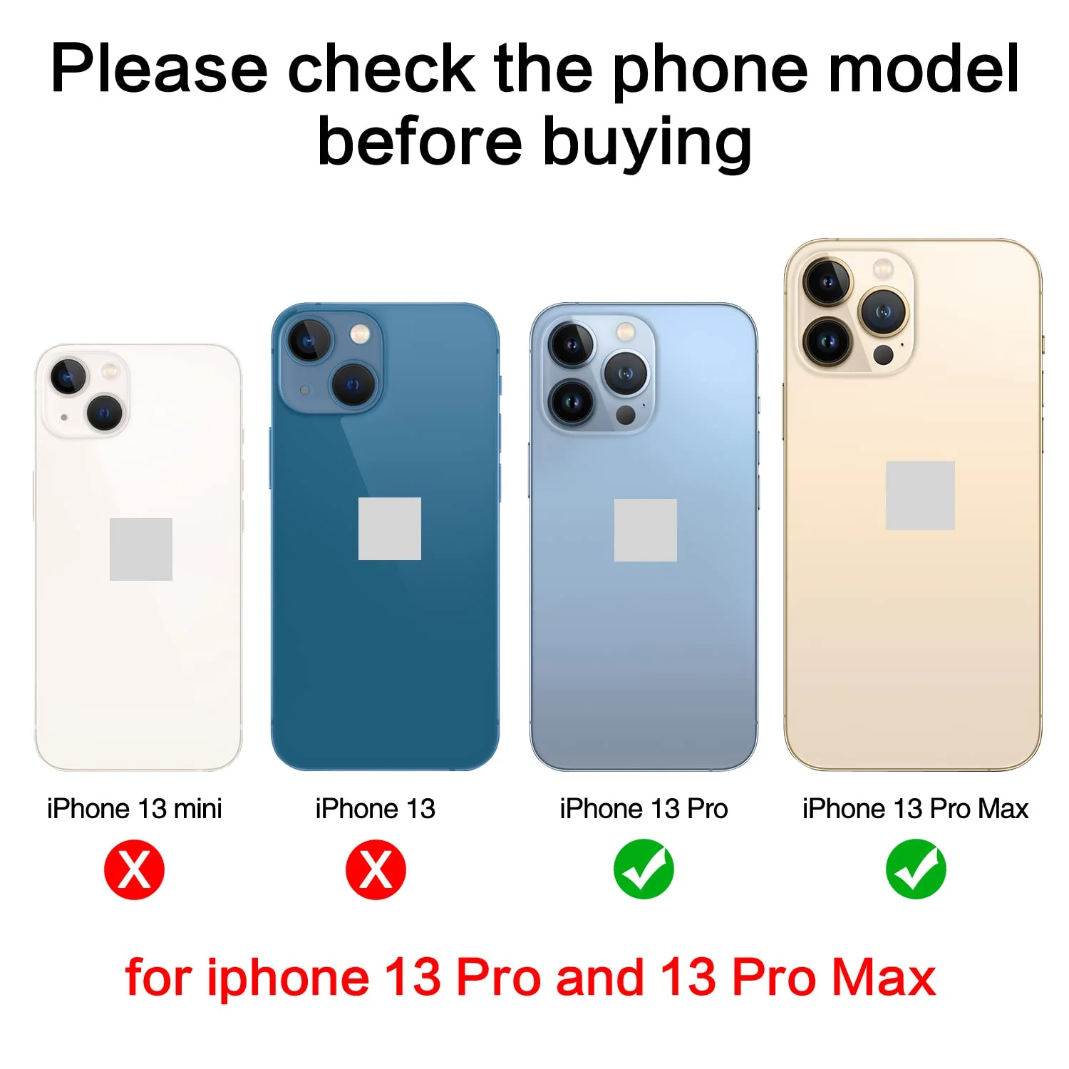 ASDAWN Back Camera Lens Glass Replacement for iPhone 13 Pro and 13 Pro Max, Rear Lens Glass Replacement kit with Pre-Installed Adhesive + Installation Manual + Repair Tool Kit - Image 2