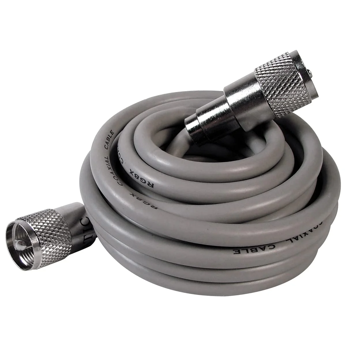 Astatic 302-10268 Gray 3-Foot Cable with PL-259 Connectors - Fit Most Fiberglass CB Antennas up to 5-feet - Image 3