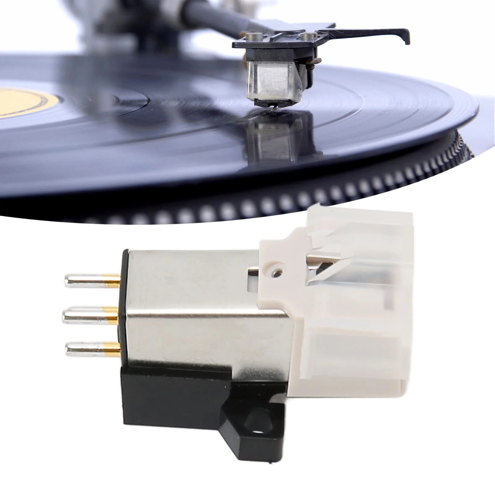 at - 3600L Magnetic Cartridge, Phonograph MM Moving Magnetic Cartridge Replacement for Record Player at 3600L - Image 5