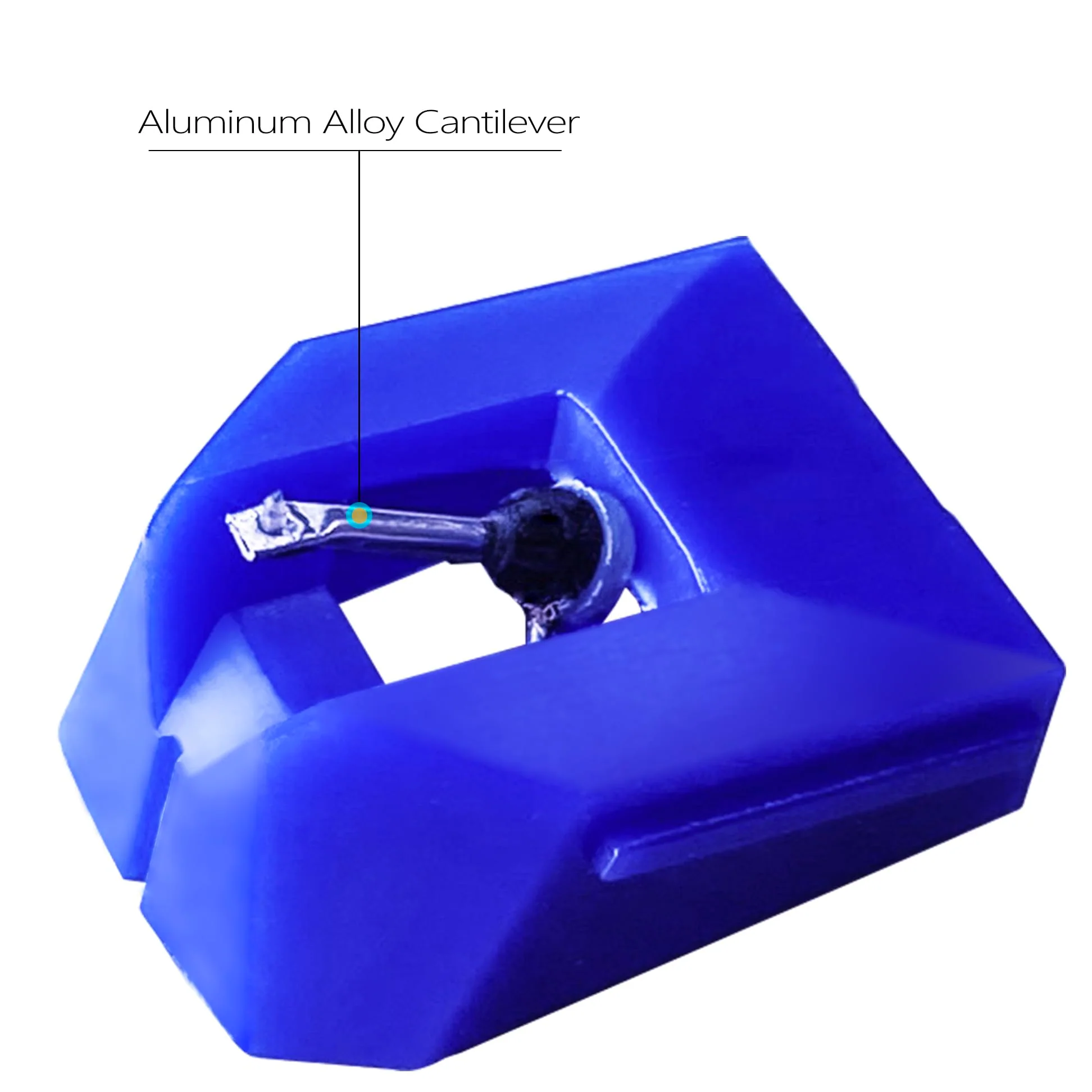 AT-VMN95E Diamond Turntable Needle Stylus Replacement, Compatible with Audio-Technica AT-LP120X Vinyl Record Players - Blue 1PCS BLUE - Image 2