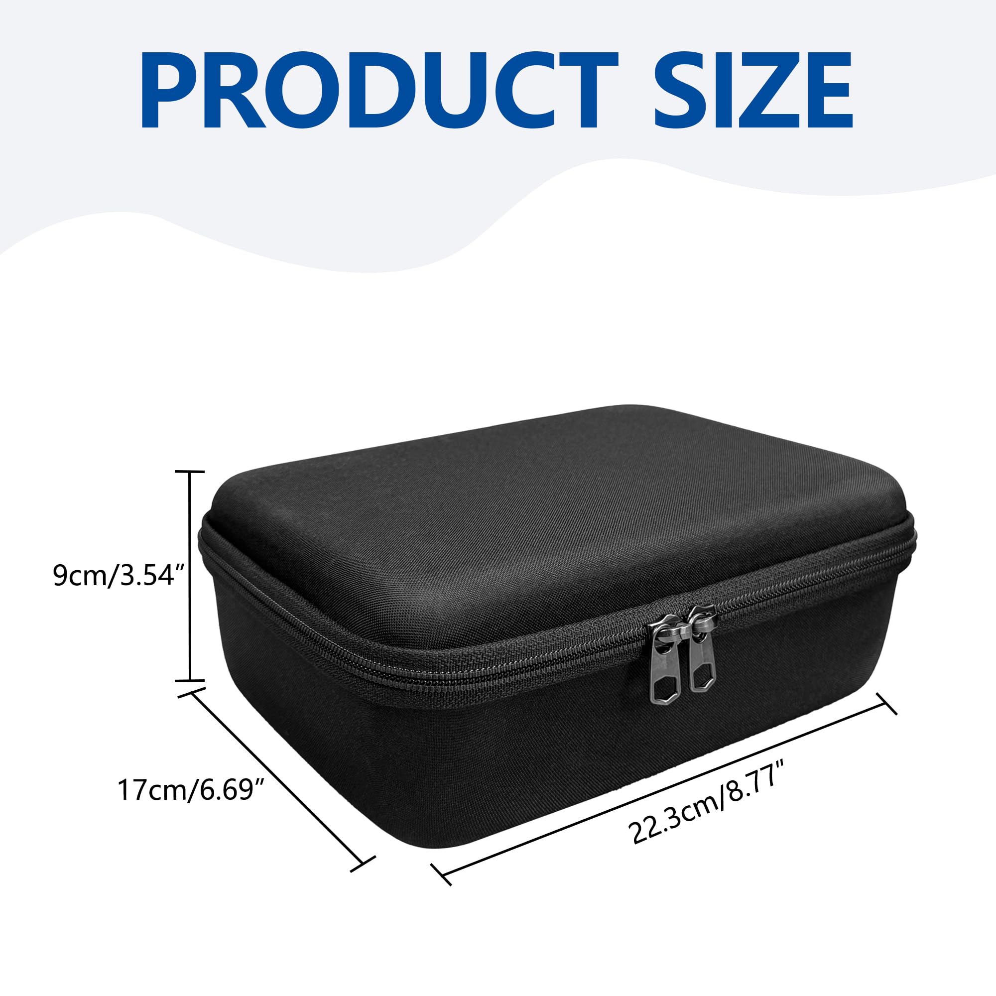 Audio Interface Carrying Case, Compatible with Audient iD14/iD4 MK2 / Stream OTG, Soft Lining with Groove Fit, Mesh Pocket for Cables and Accessories, Ideal for Studio Recording and Travel Use - Image 2