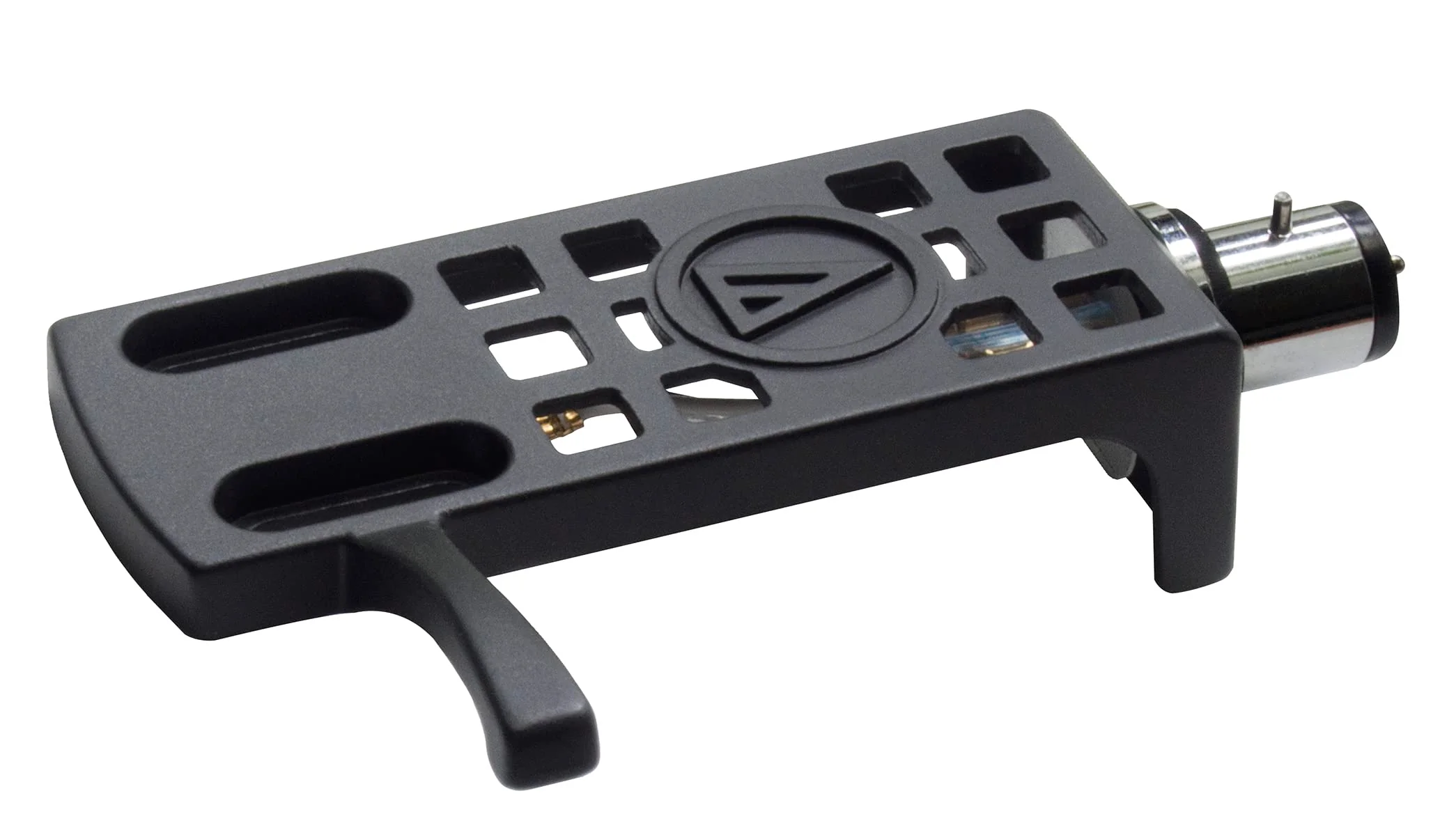 Audio-Technica AT-HS10BK 1/2" Universal Headshell for 4-Pin Turntable Cartridges, Black AT-HS10BK Black