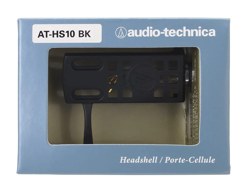 Audio-Technica AT-HS10BK 1/2" Universal Headshell for 4-Pin Turntable Cartridges, Black AT-HS10BK Black - Image 2