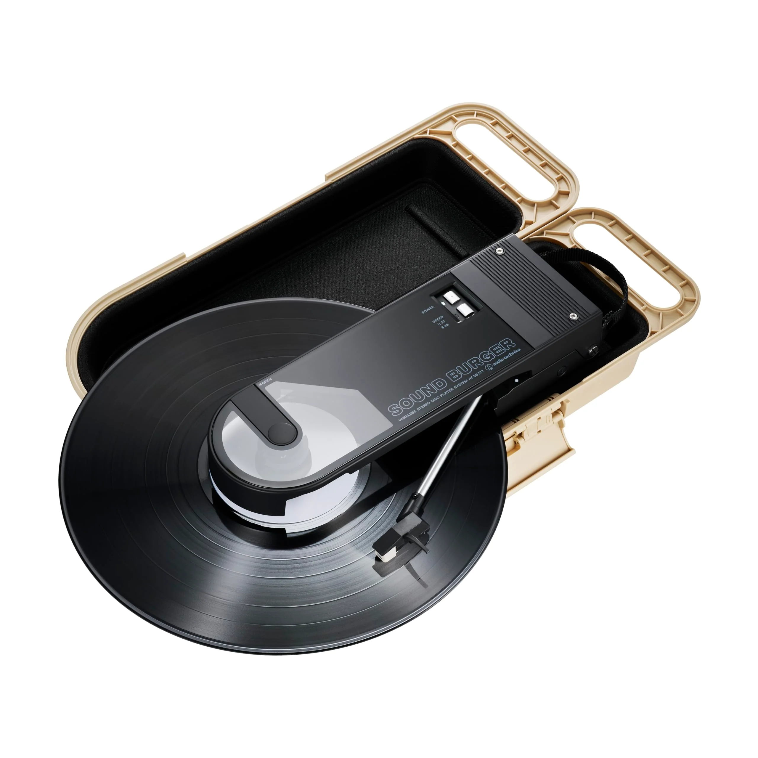 Audio-Technica AT-SBC1-BG Sound Burger Case, Beige - Image 3