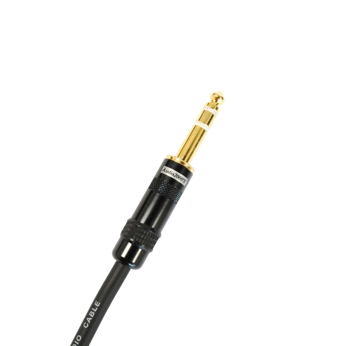 Audio2000's C26001P2 1 Ft 1/4" TRS Right Angle to 1/4" TRS Cable (2 Pack) - Image 5