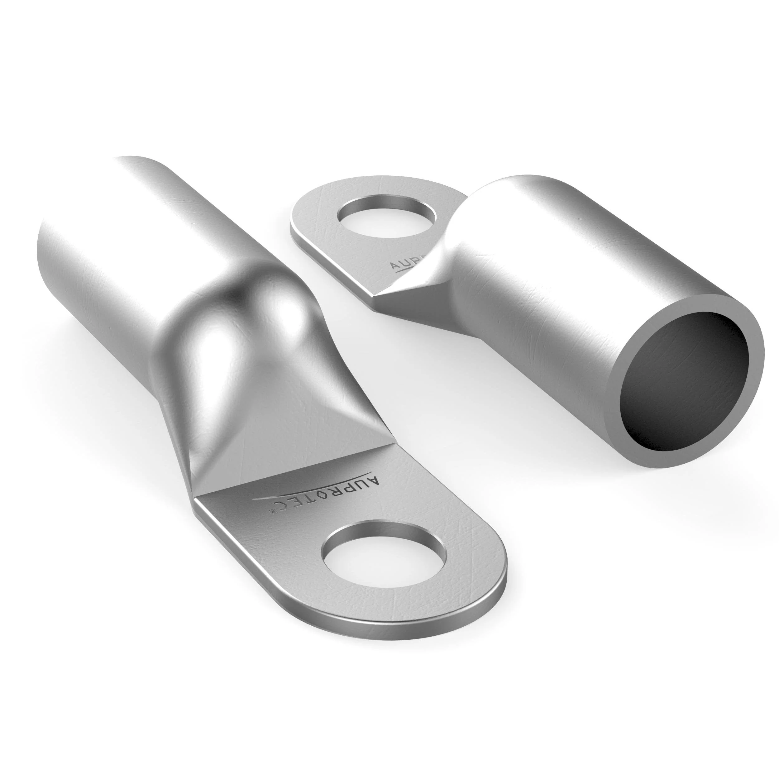 AUPROTEC 4 x Tubular Cable Lugs 25 mm² Hole Diameter M8 Uninsulated SC Cable Connectors Made of Tin-Plated Copper 4 Stück - Image 4