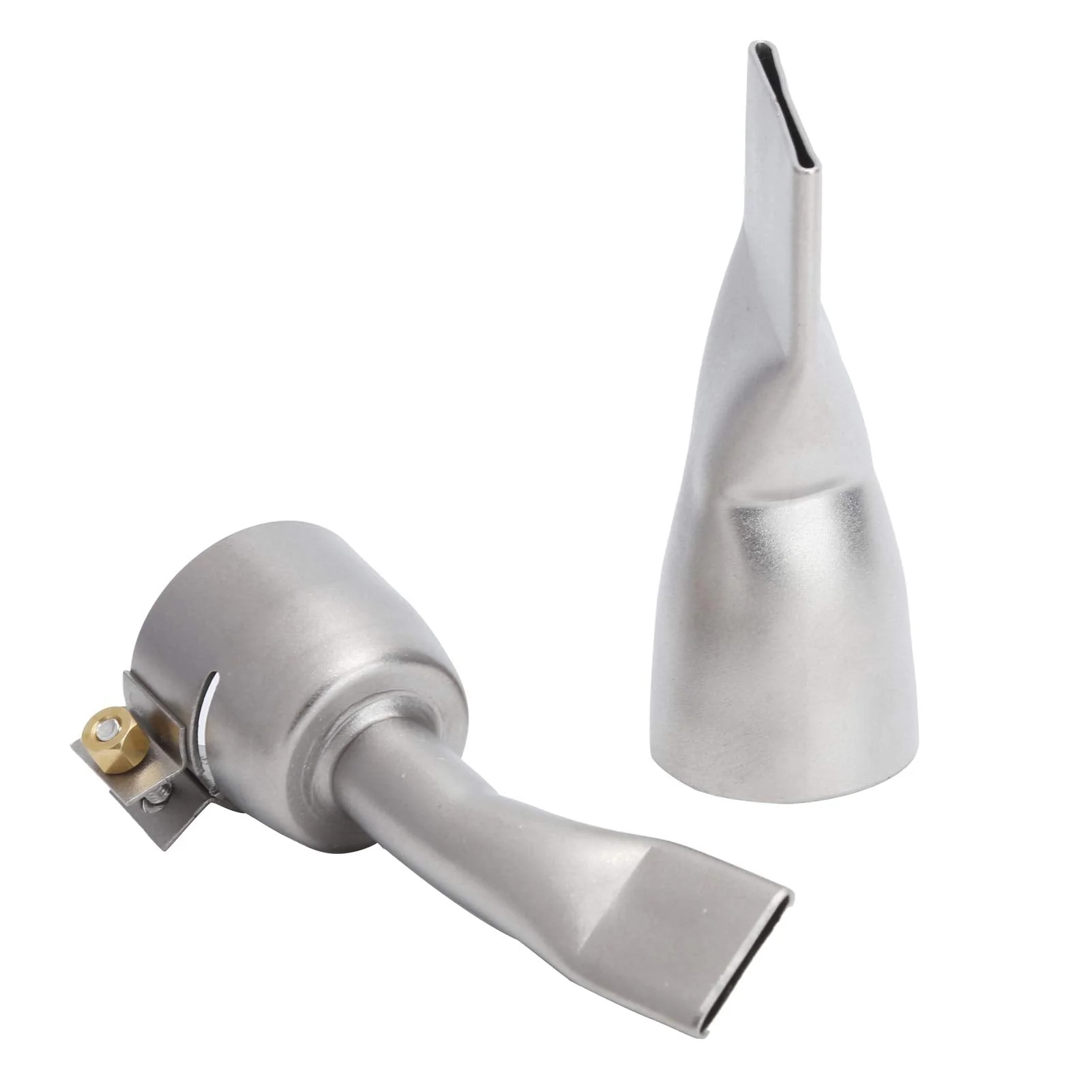 Ausla 2 Pieces Flat Welding Nozzle Heating Torch Flat Tips Nozzle 20mm Small 40mm Large Tip for Welding Tool