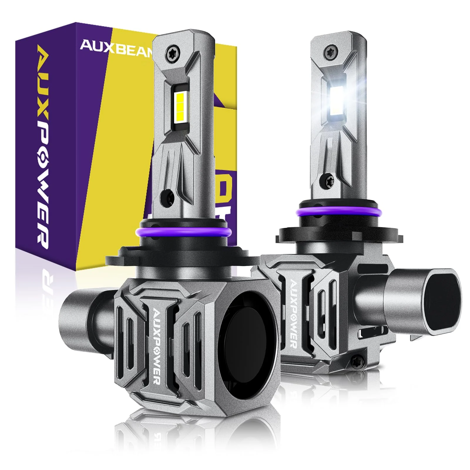Auxbeam 2025 9005 Fog Lights, 110W 700% Brighter 9005 Powersport Light for Off-Road Use or Fog Light