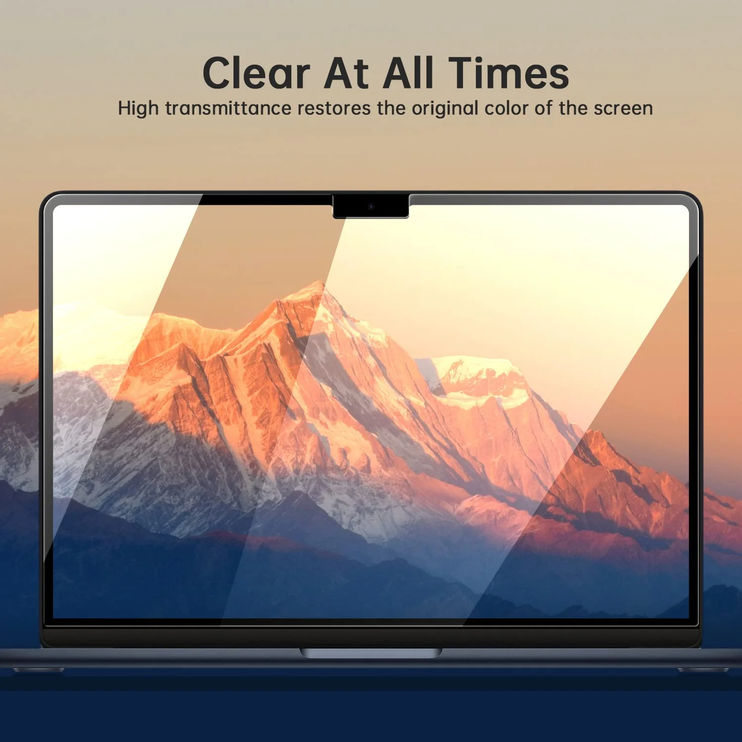 avakot 2 Pack MacBook Air 13.6 Inch Screen Protector Tempered Glass 2022| Macbook Air M2 Screen Protector 13.6 Ultra Thin Tempered Film for MacBook Air 13.6 M2 Touch Sensitive Scratch Resistant - Image 5