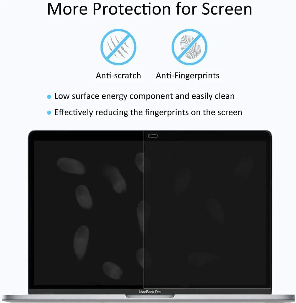 avakot 2 Pack Tempered Glass Screen Protector for MacBook Pro 13.3 Inch 2020 | Screen Protector for Macbook Air 13 M1 Ultra Thin Tempered Film for MacBook Air 13.3 Touch Sensitive Anti-Scratch - Image 5