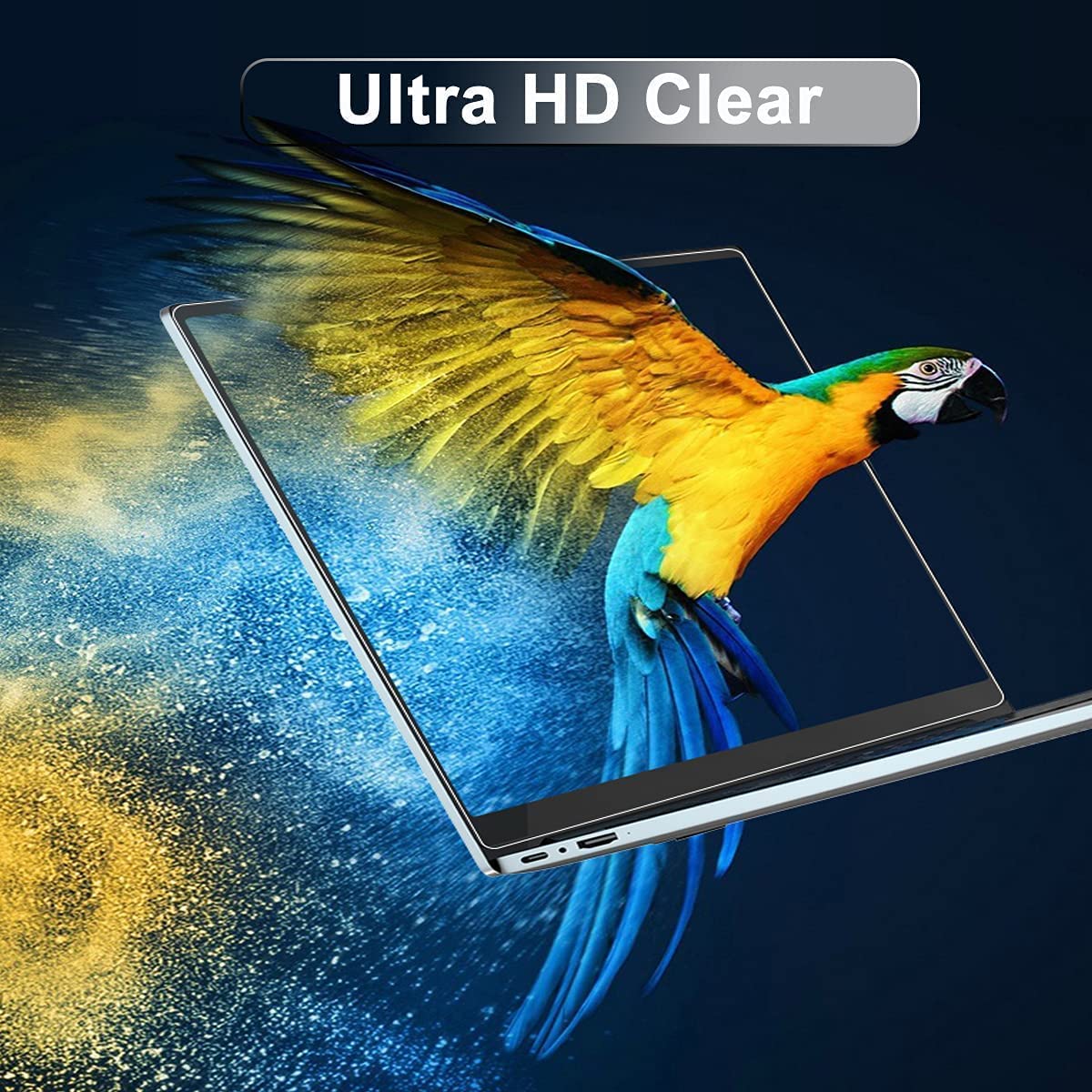 avakot 2 Pack Tempered Glass Screen Protector for MacBook Pro 13.3 Inch 2020 | Screen Protector for Macbook Air 13 M1 Ultra Thin Tempered Film for MacBook Air 13.3 Touch Sensitive Anti-Scratch - Image 6