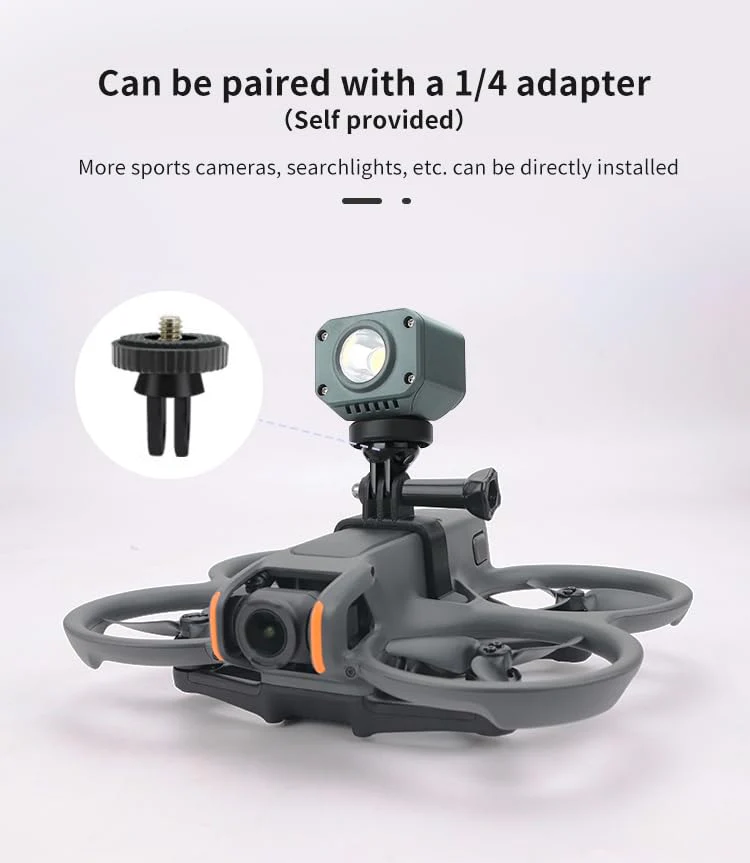 Avata 2 Camera Mount Extension Carry Bracket with 1/4 Screw Adapter for DJI Avata 2 Accessories - Image 4
