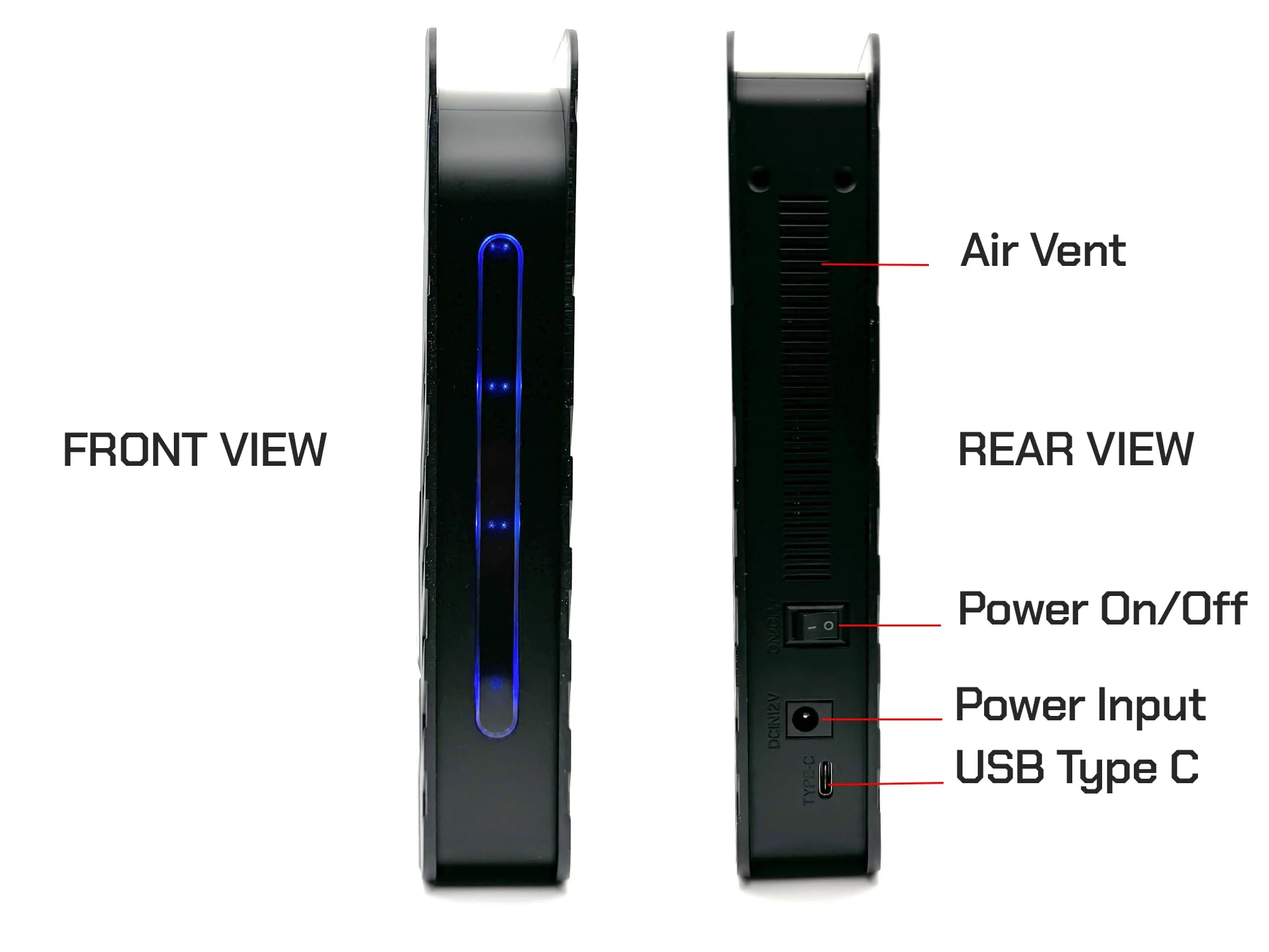 Avolusion PRO-T8 Series 3TB USB 3.0 External Gaming Hard Drive for PS5 Game Console (Black) - 2 Year Warranty - Image 5